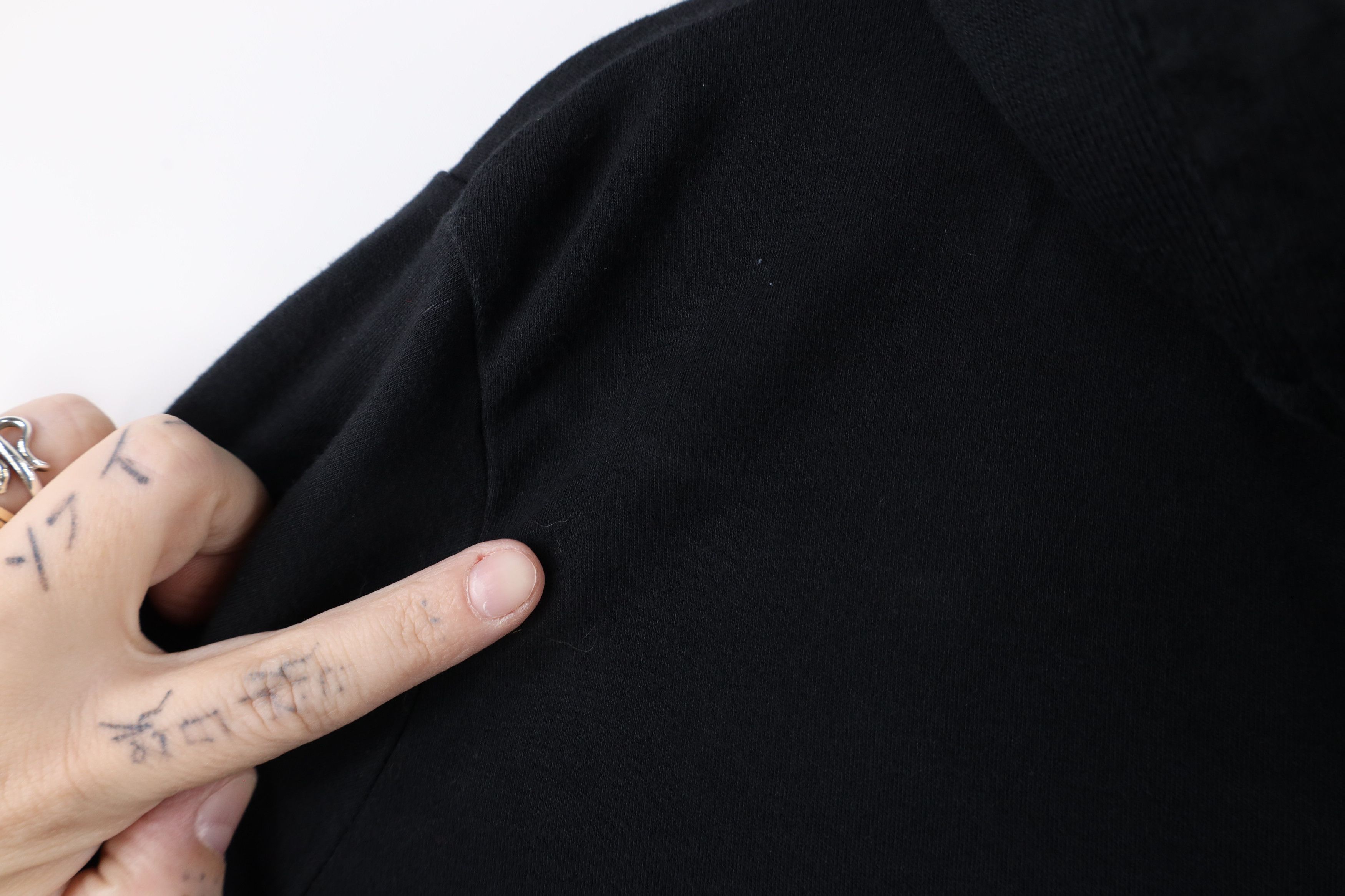 Ralph Lauren × Vintage Vintage 90s Ralph Lauren Out Crest 3/4 Sleeve Polo Black Size XL / US 12-14 / IT 48-50 - 6 Thumbnail