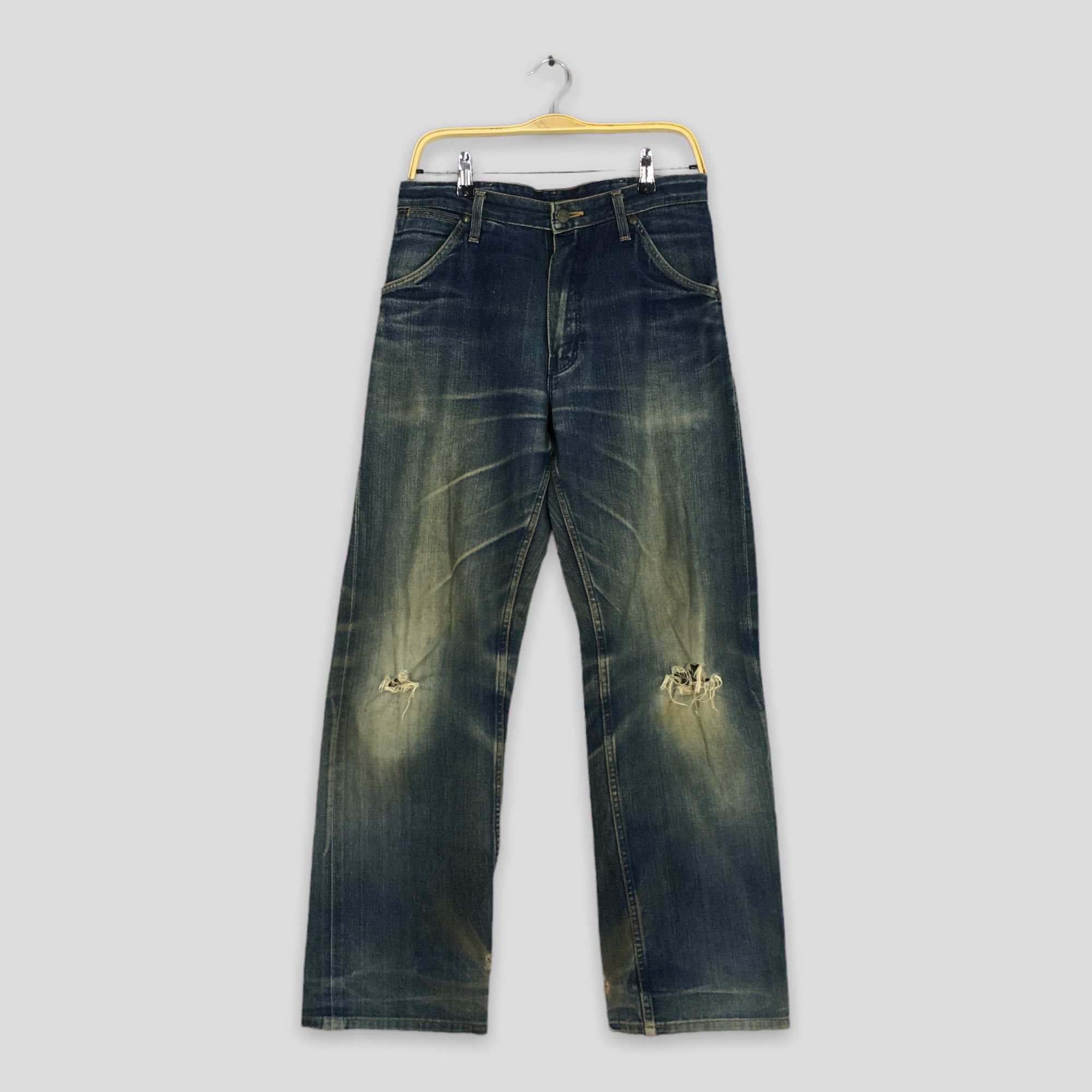 image of Union Made x Vintage Size 30X31 Vintage 90's Wrangler Redline Blue Bell Jeans, Men's