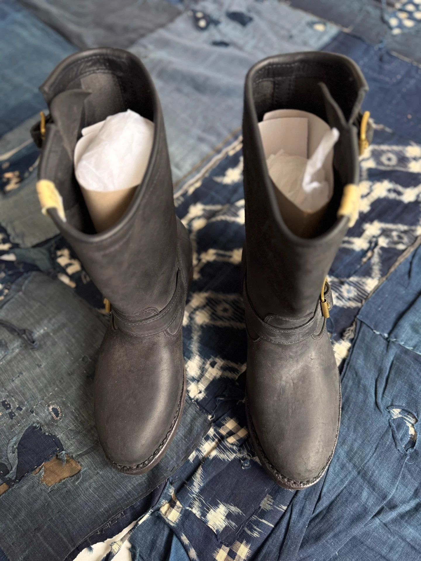 Visvim VISVIM 26SS T.W.O. BOOTS-FOLK Horse Eng Boot Black 9 Cut Size US 9 / EU 42 - 6 Thumbnail