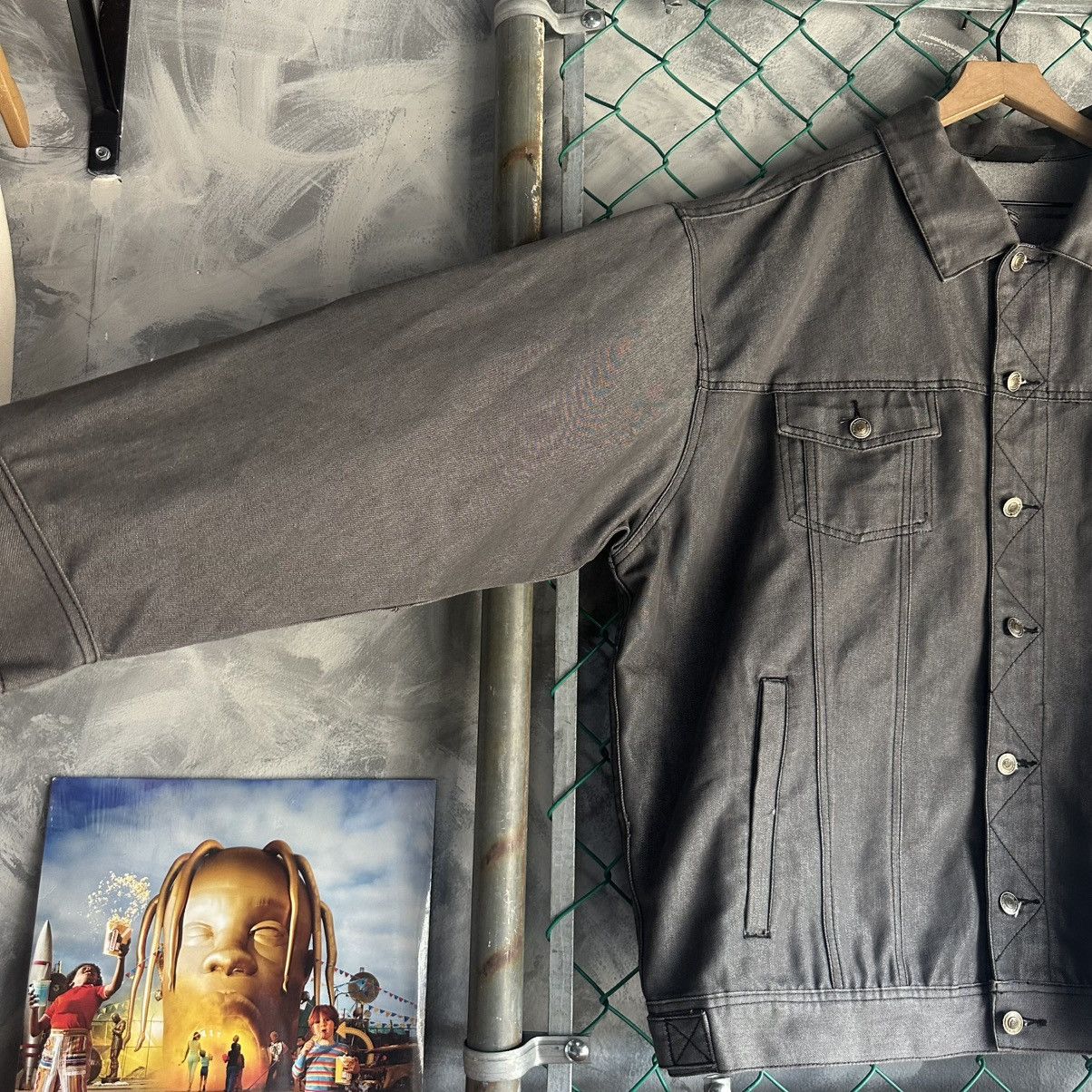 Rocawear Rocawear Jacket Grey Trucker Denim Hip Hop Jay Z Y2K VTG Size US XXL / EU 58 / 5 - 3 Thumbnail