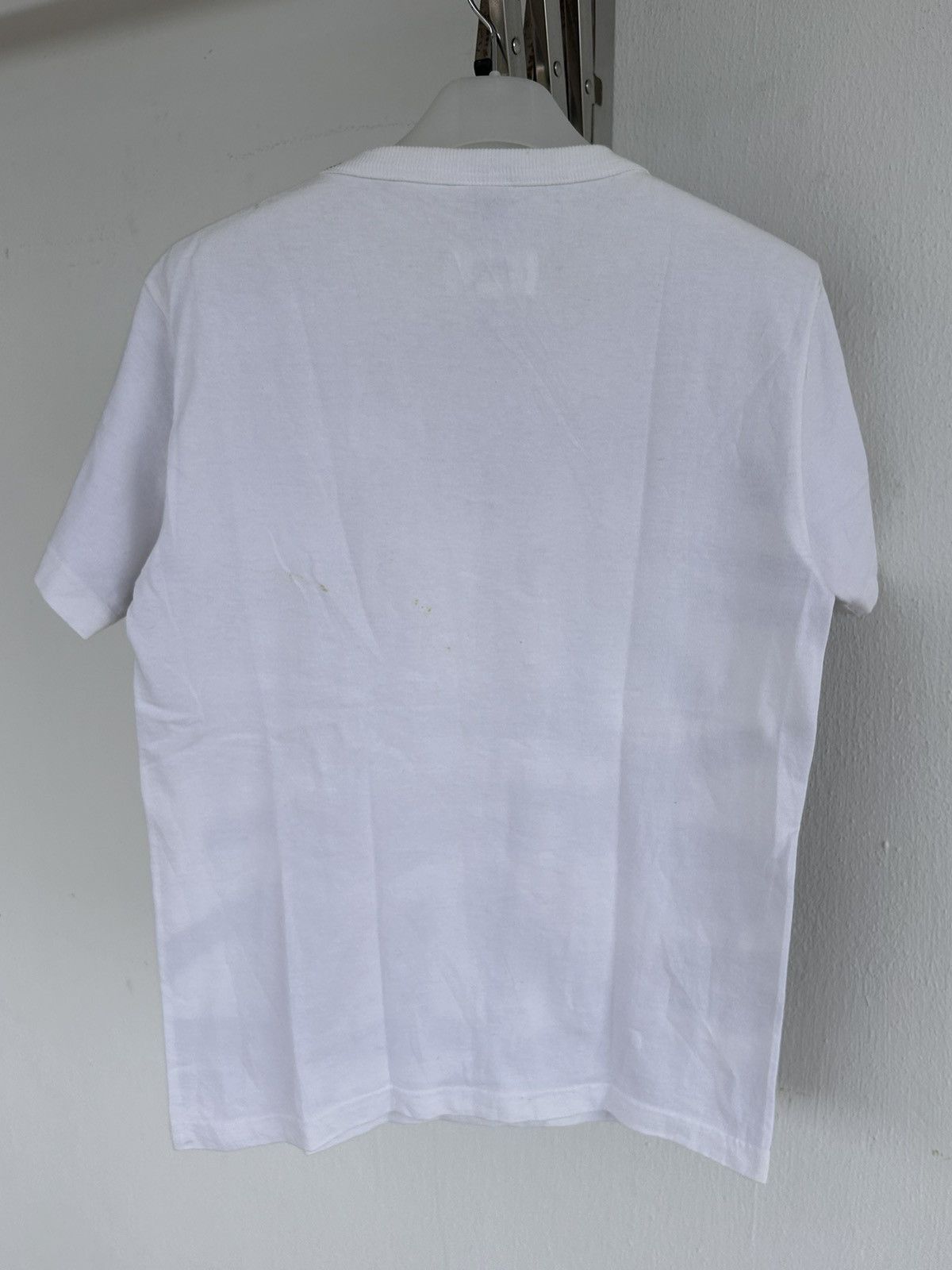 Comme des Garcons Vintage Graffiti Champion X CDG White Tee Size US M / EU 48-50 / 2 - 2 Thumbnail