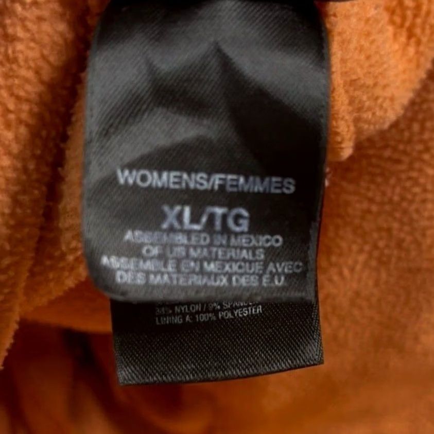 The North Face The North Face Jacket Womens XL Orange Polartec Fleece Solid Long Sleeve Women Size Size XL / US 12-14 / IT 48-50 - 7 Thumbnail