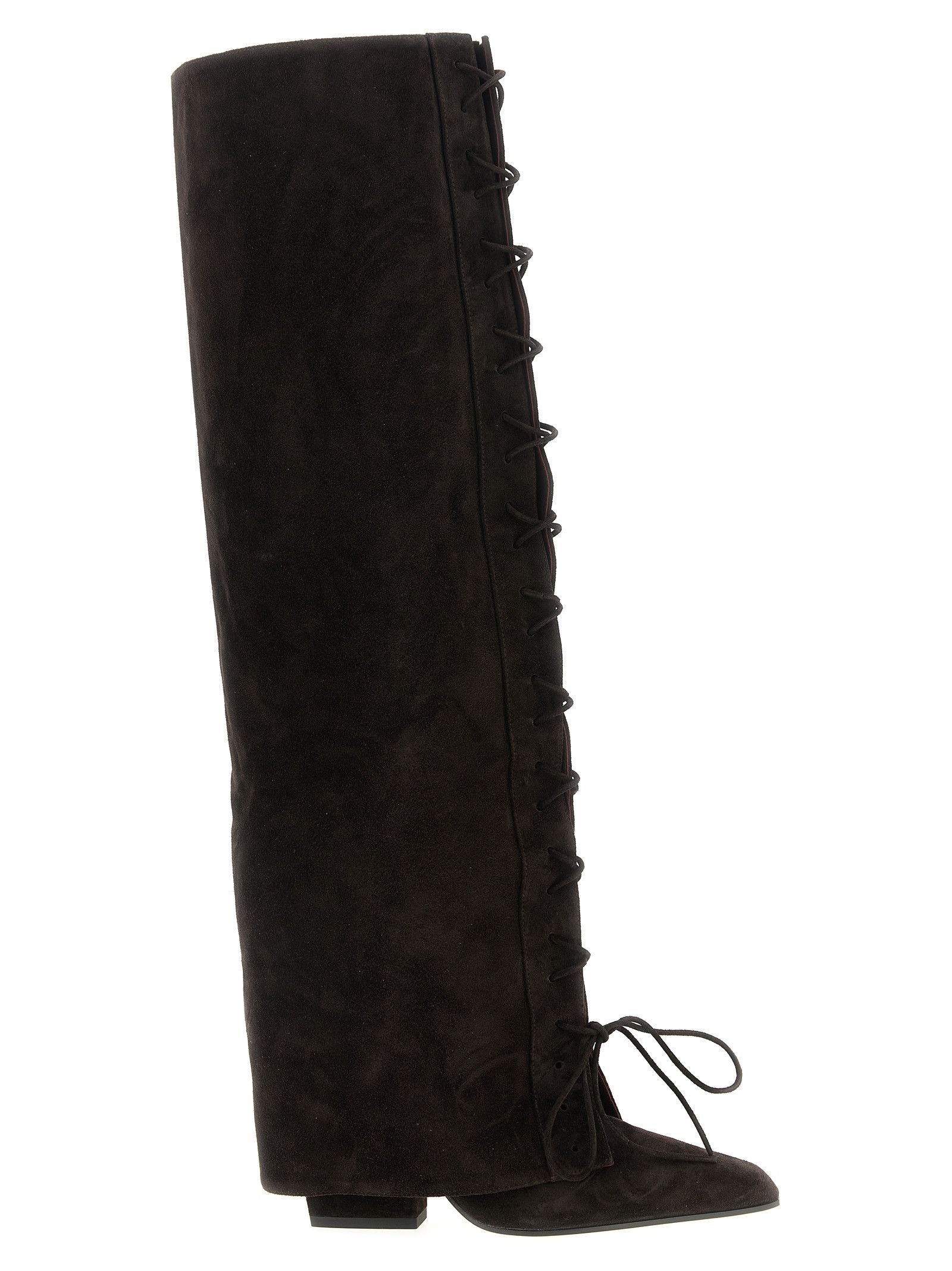 Paris Texas 'Jane Fold Over Lace Up' boots Size US 6.5 / IT 36.5 - 1 Thumbnail