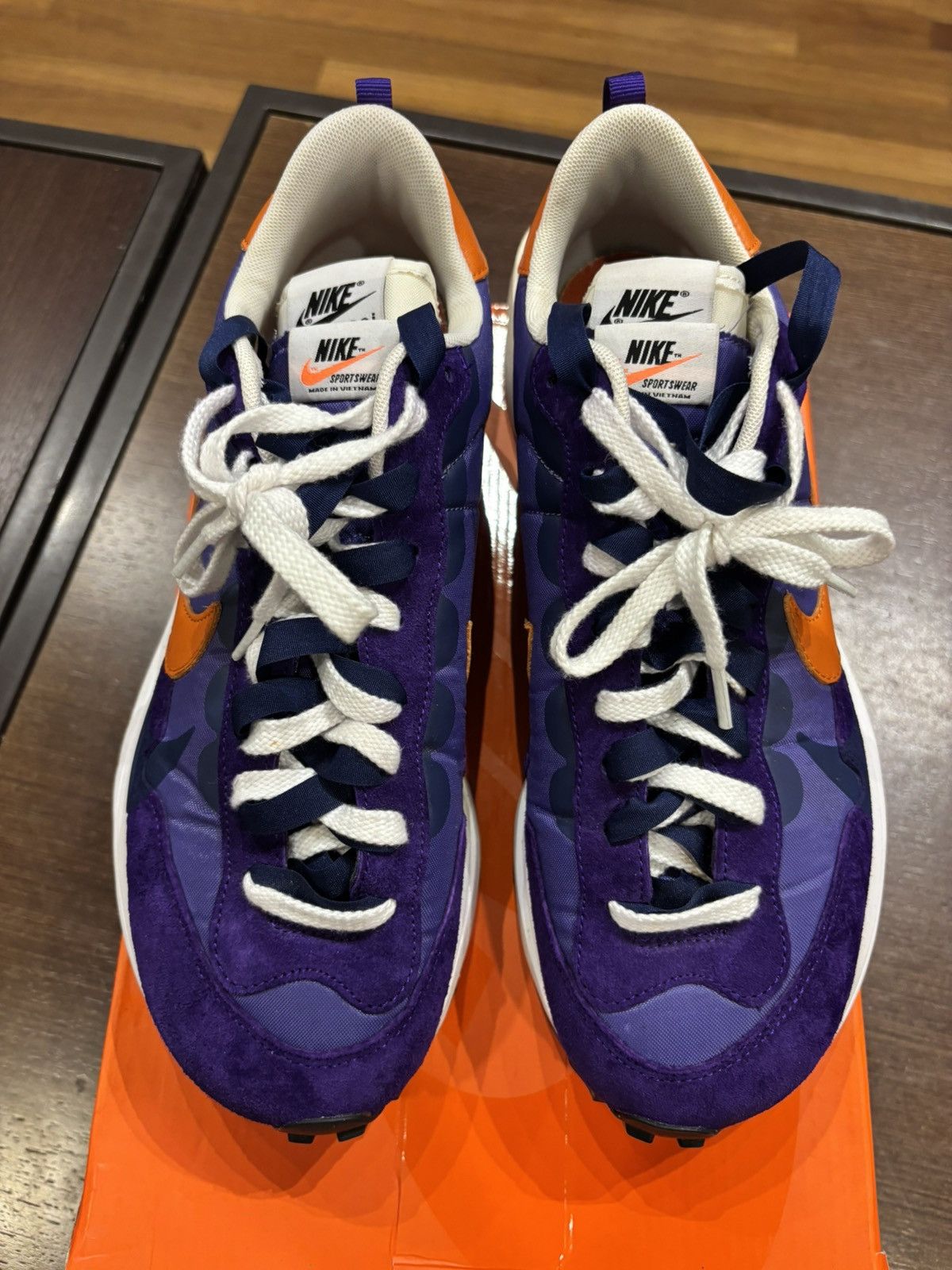 Nike × Sacai Nike Sacai VaporWaffle ‘Dark Iris’ Size US 11 / EU 44 - 4 Thumbnail