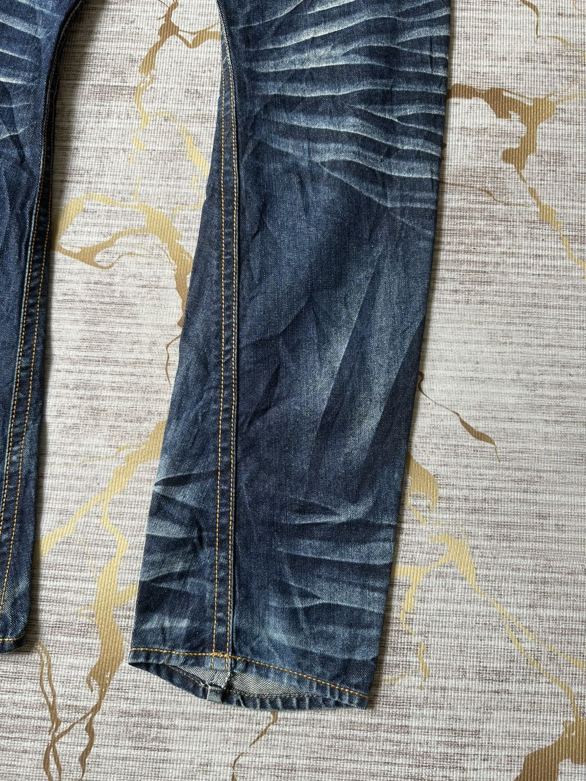 Morgan Homme Morgan Homme De Toi Claw Marks Curve Leg Design Denim Size US 29 - 14 Thumbnail