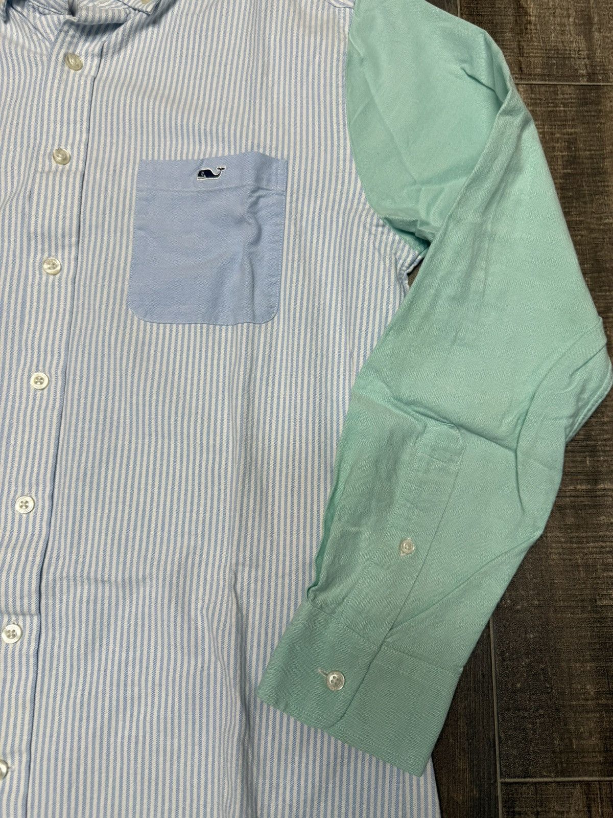 Vineyard Vines Vineyard Vines Shirt Oxford Color Block Classic Fit Tucker Size US M / EU 48-50 / 2 - 3 Thumbnail