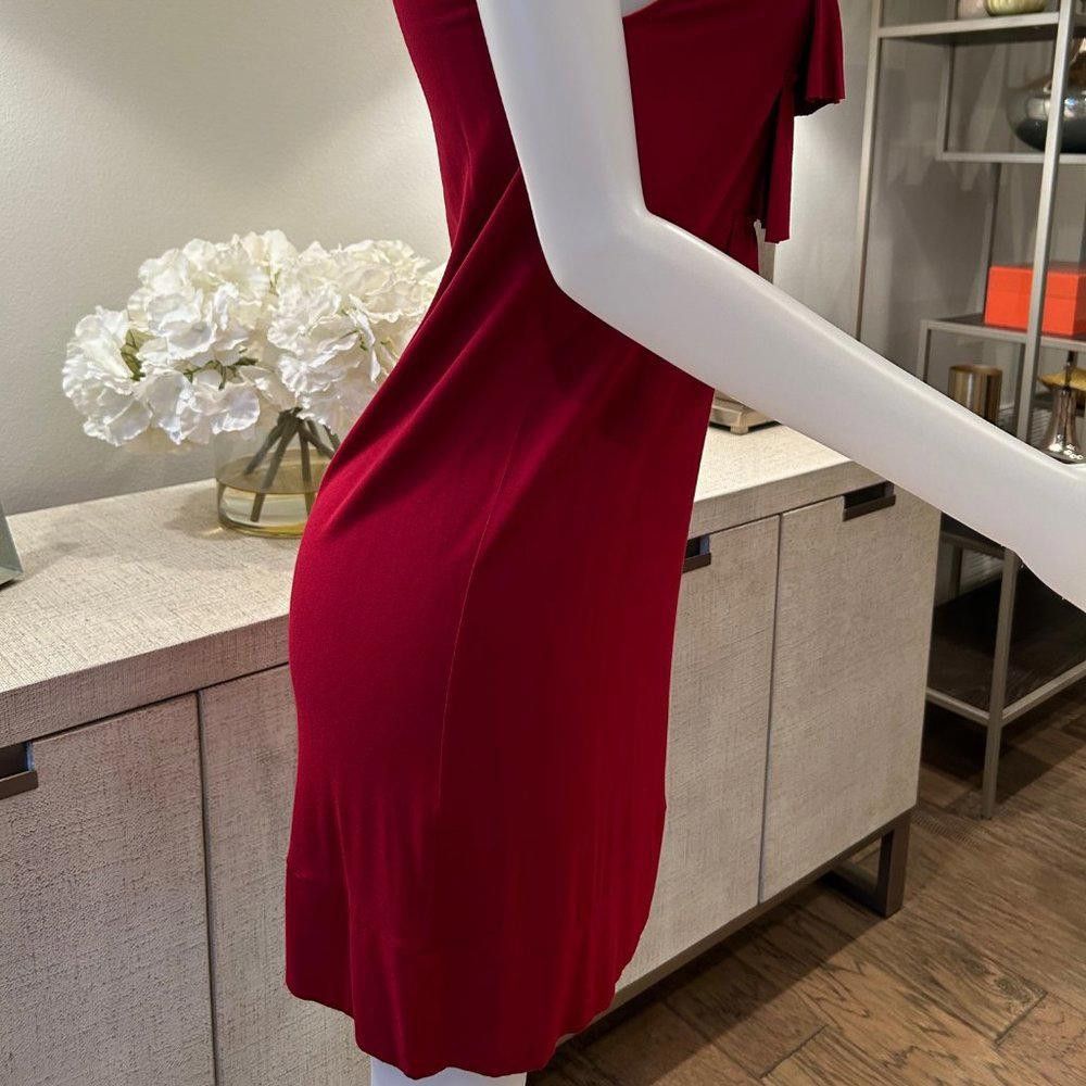 Michael Stars Michael Stars Sleeveless Ruffle Front Red Dress Size M / US 6-8 / IT 42-44 - 8 Thumbnail