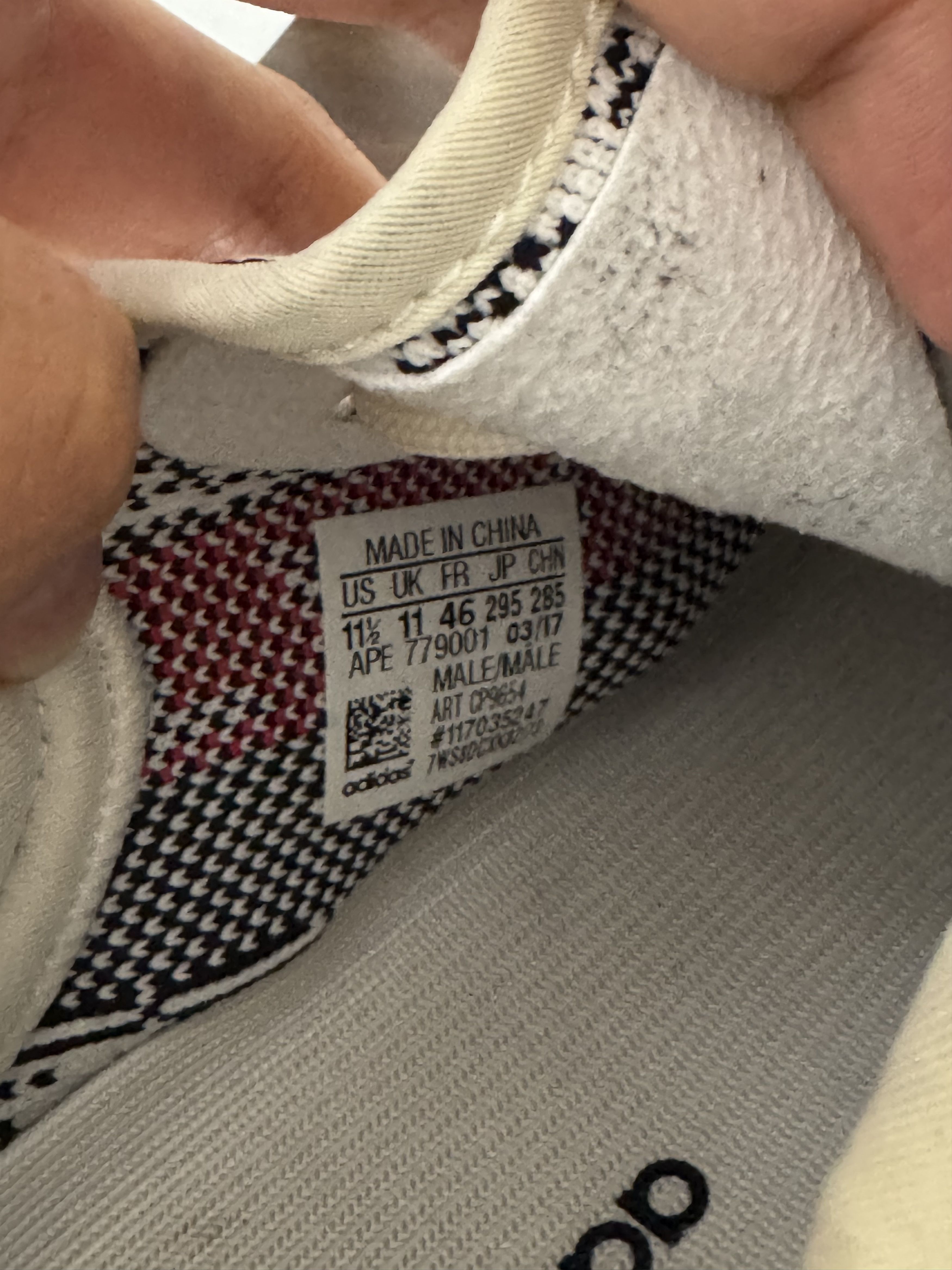 Yeezy Adidas Yeezy 350 Zebra Size US 11.5 / EU 44-45 - 7 Thumbnail