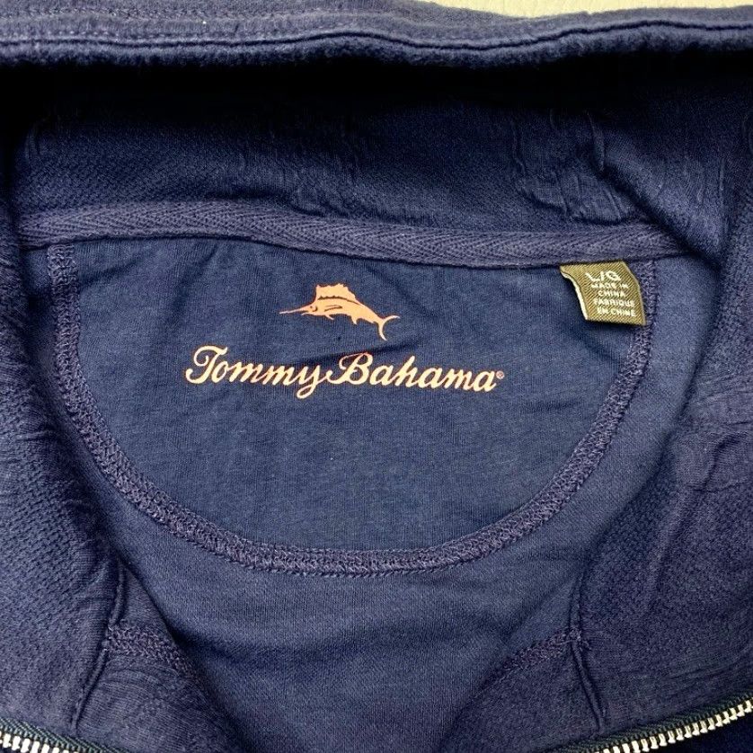 Tommy Bahama Tommy Bahama Jacquard Othella Full-Zip Jacket Womens Large Blue Golf 8398 Size L / US 10 / IT 46 - 7 Thumbnail