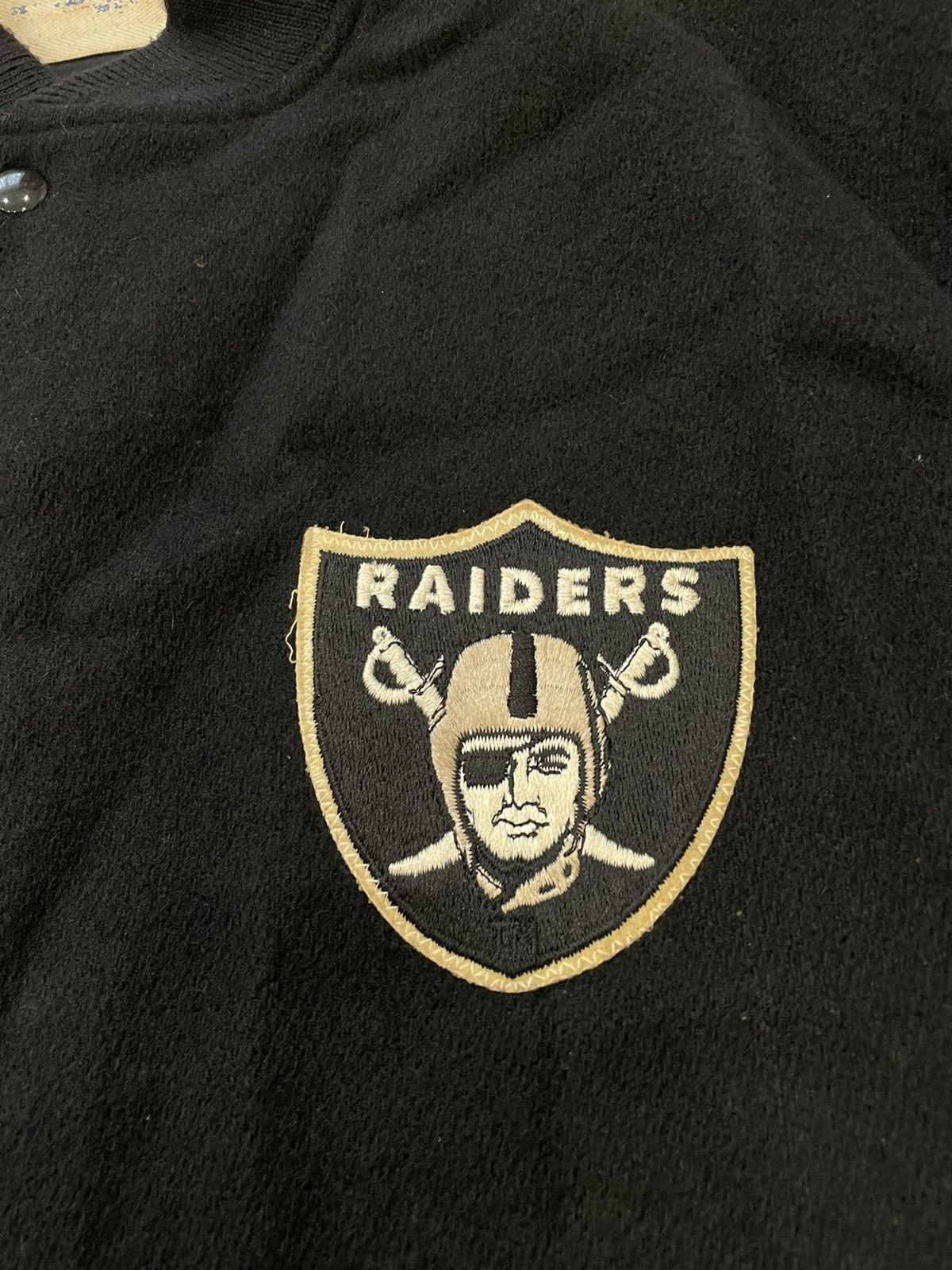 NFL Vintage Oakland Raiders Chalkline Letterman Jacket USA Size US XL / EU 56 / 4 - 5 Thumbnail