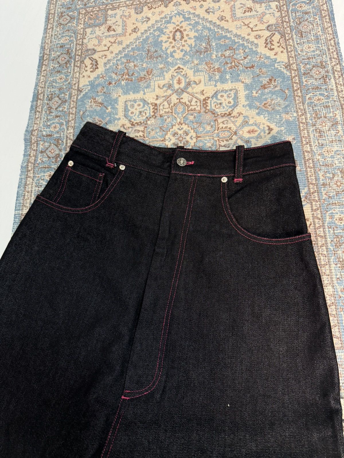 Vaquera Vaquera SS 2019 Baggy Oversized Denim Pants Size US 29 - 8 Thumbnail