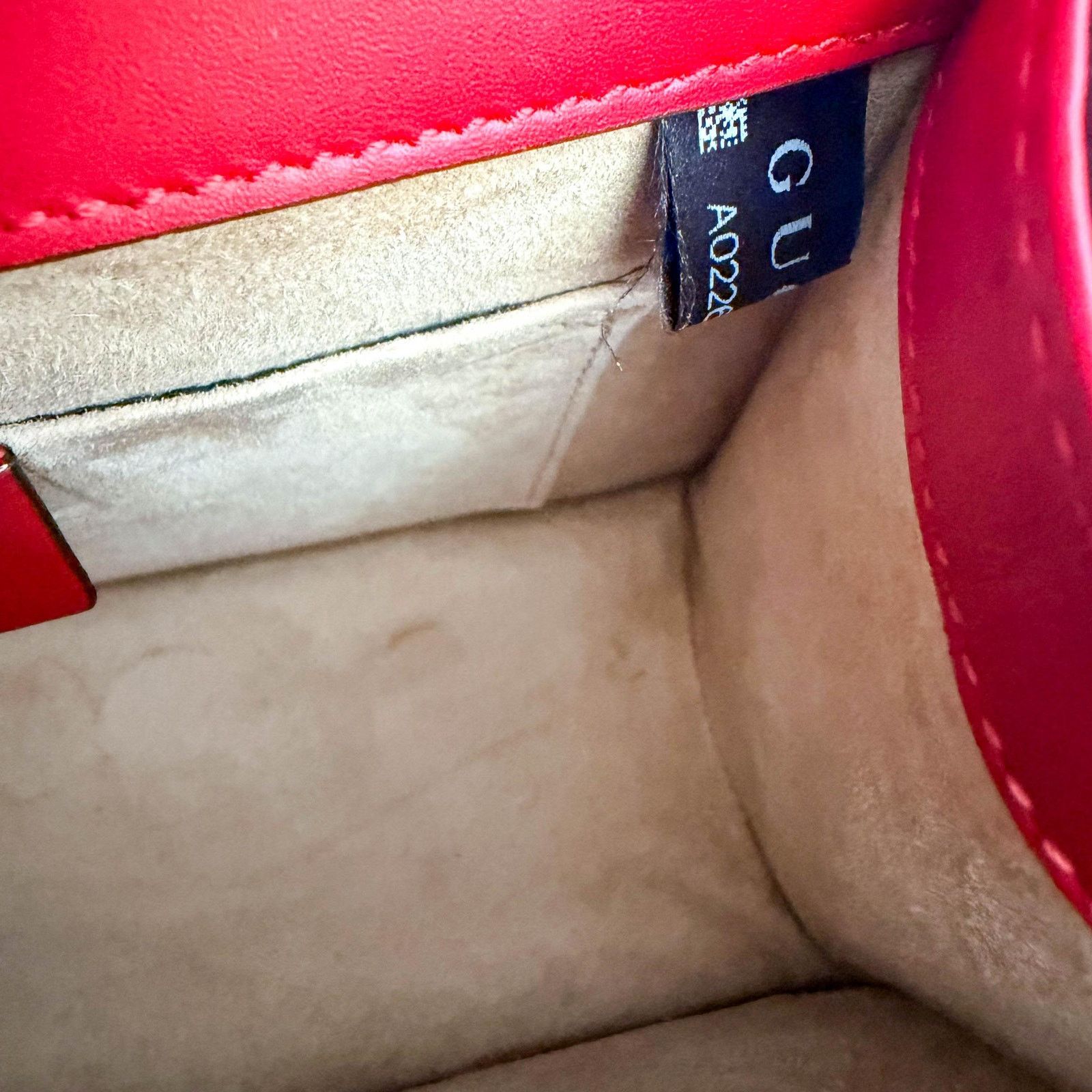 Gucci Authentic Gucci Sylvie Red Leather Small Shoulder Bag Size ONE SIZE - 13 Thumbnail