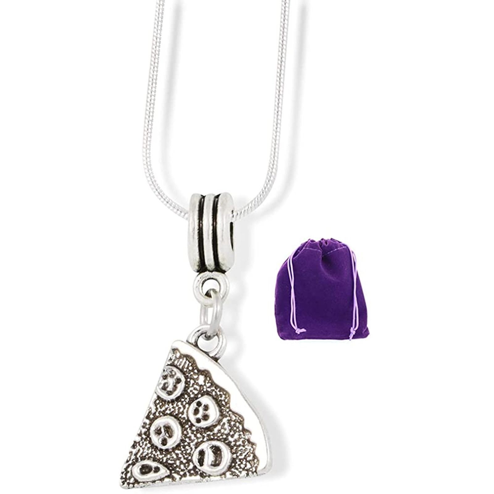 & Other Stories Pizza Necklace - Piece of Pepperoni Pizza Necklace Pendant Size ONE SIZE - 1 Thumbnail