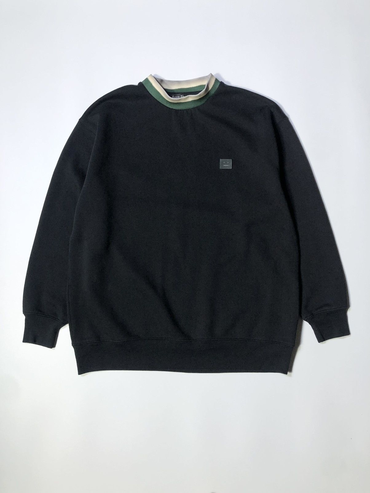 Acne Studios Acne Studios Black Folsom Face Sweatshirt Size US XS / EU 42 / 0 - 1 Thumbnail