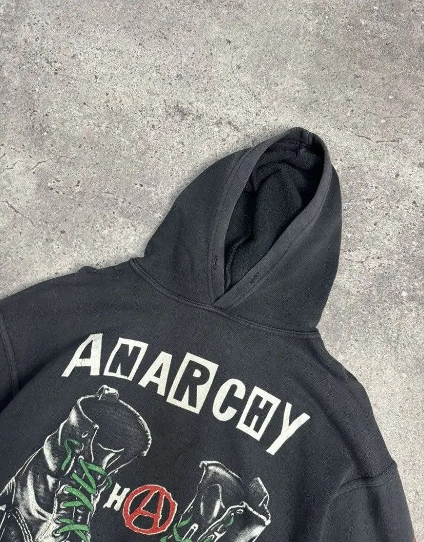 Band Tees × Ghost Supply × Vintage Very Rare Anarchy Punks Not Dead Merch Faded Hoodie Size US L / EU 52-54 / 3 - 14 Thumbnail