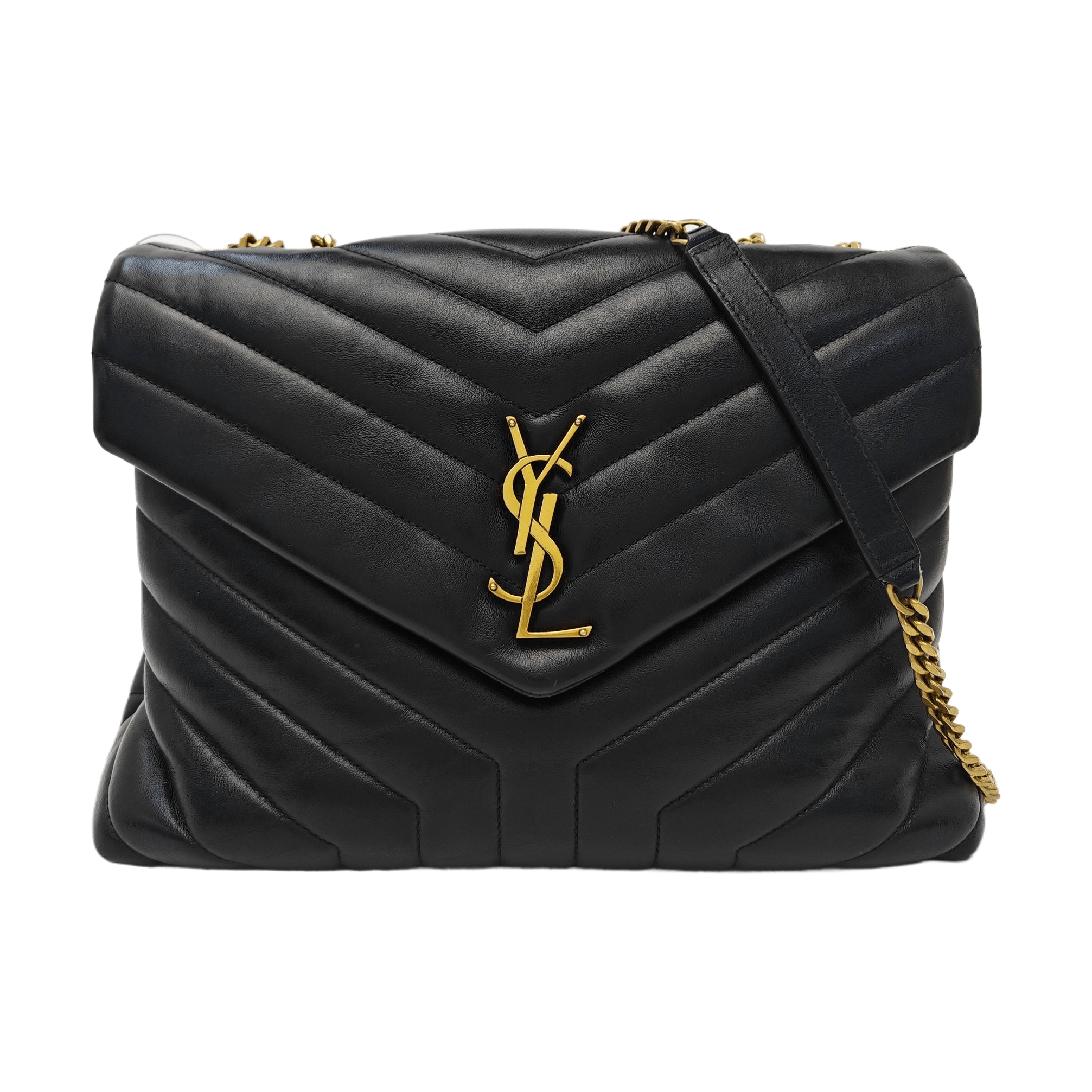 Saint Laurent Paris Saint Laurent Loulou Quilted Leather Shoulder Bag Size ONE SIZE - 1 Thumbnail