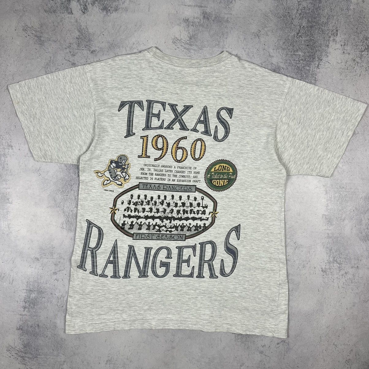 MLB Vintage MLB Texas Rangers rare tee 90’s Size US XL / EU 56 / 4 - 14 Thumbnail