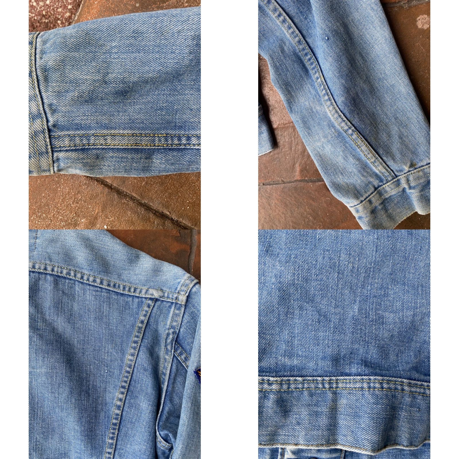 Lee VINTAGE Lee Rider Sanforized Union Trucker Jean Jacket Small PATD 153438 USA Size 28" / US 6 / IT 42 - 8 Thumbnail