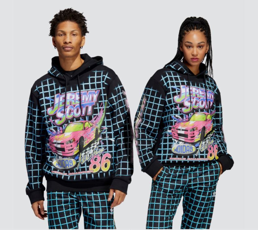 Adidas Adidas x Jeremy Scott JS Rally Hoody Size US L / EU 52-54 / 3 - 2 Thumbnail