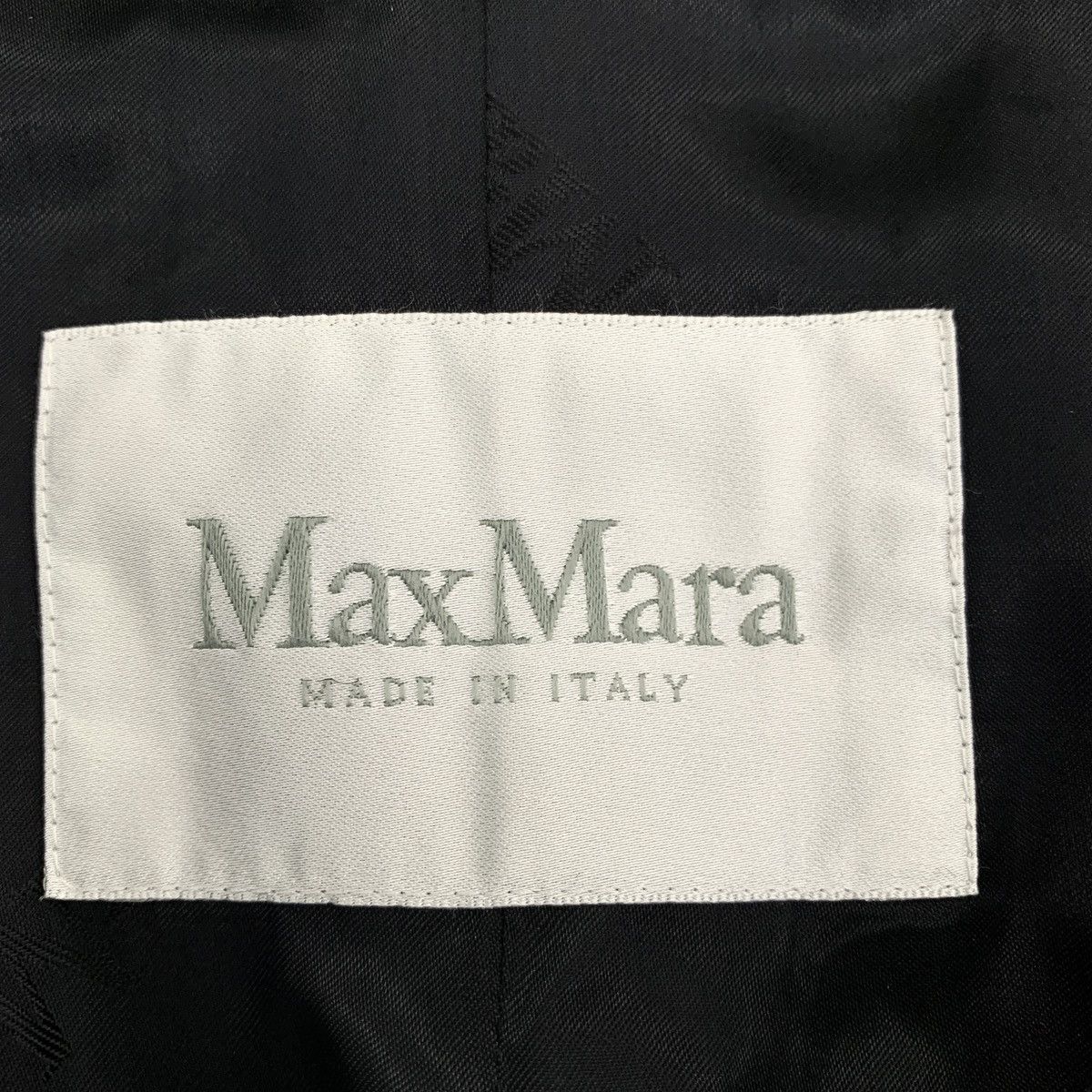Max Mara Maxmara Black Cashmere Belted Coat Size S / US 4 / IT 40 - 5 Thumbnail