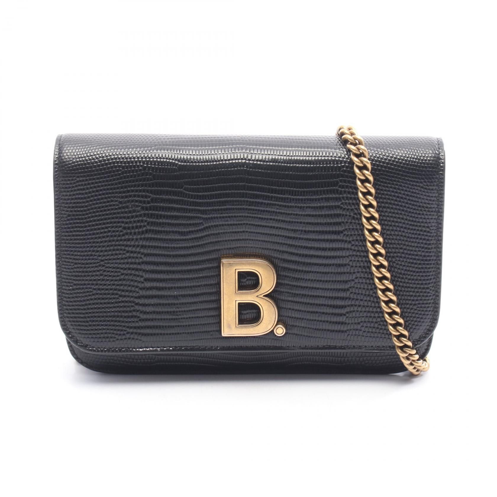 Balenciaga Balenciaga Balenciaga B. Leather Shoulder Bag Leather Shoulder Bag 593615 DUTY FREE for USA Size ONE SIZE - 1 Thumbnail