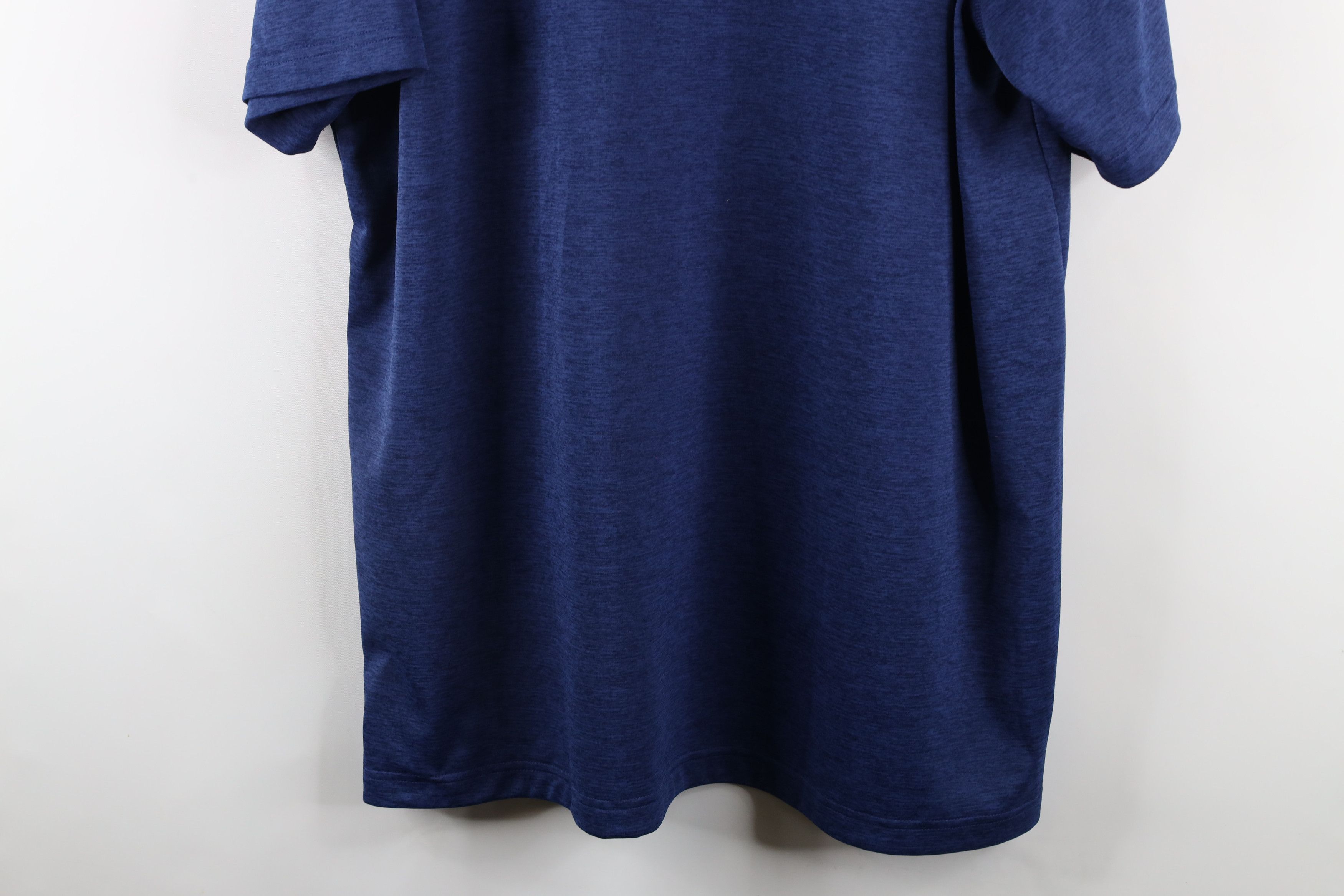 Adidas × Vintage Adidas Adicross Vented Short Sleeve Henley T-Shirt Blue Size US XL / EU 56 / 4 - 13 Thumbnail