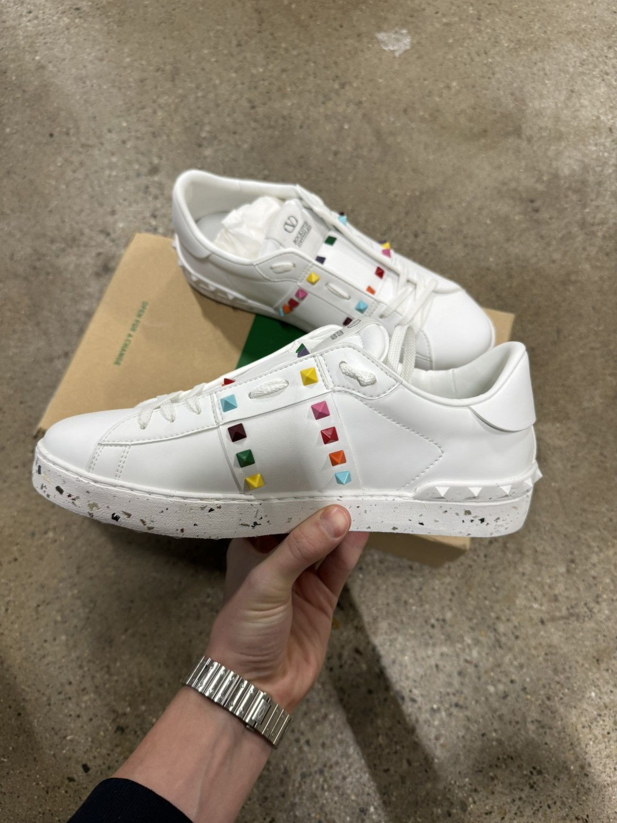 Valentino Valentino Open Sneaker NEW 900$ Size US 8 / EU 41 - 4 Thumbnail