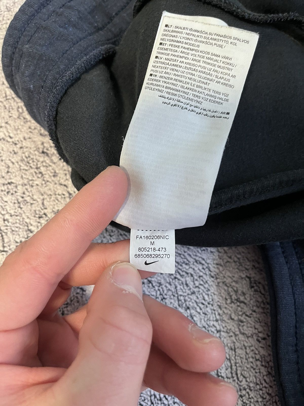 Nike Nike Tech Fleece Men’s Pants Sportswear Blue Size M Size US 32 / EU 48 - 7 Thumbnail