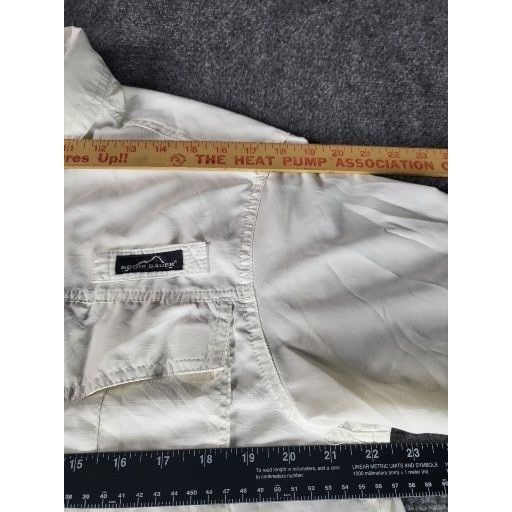 Eddie Bauer Eddie Bauer Vented Fishing Shirt Men Sz M White Johnny Trigg Size US M / EU 48-50 / 2 - 6 Thumbnail