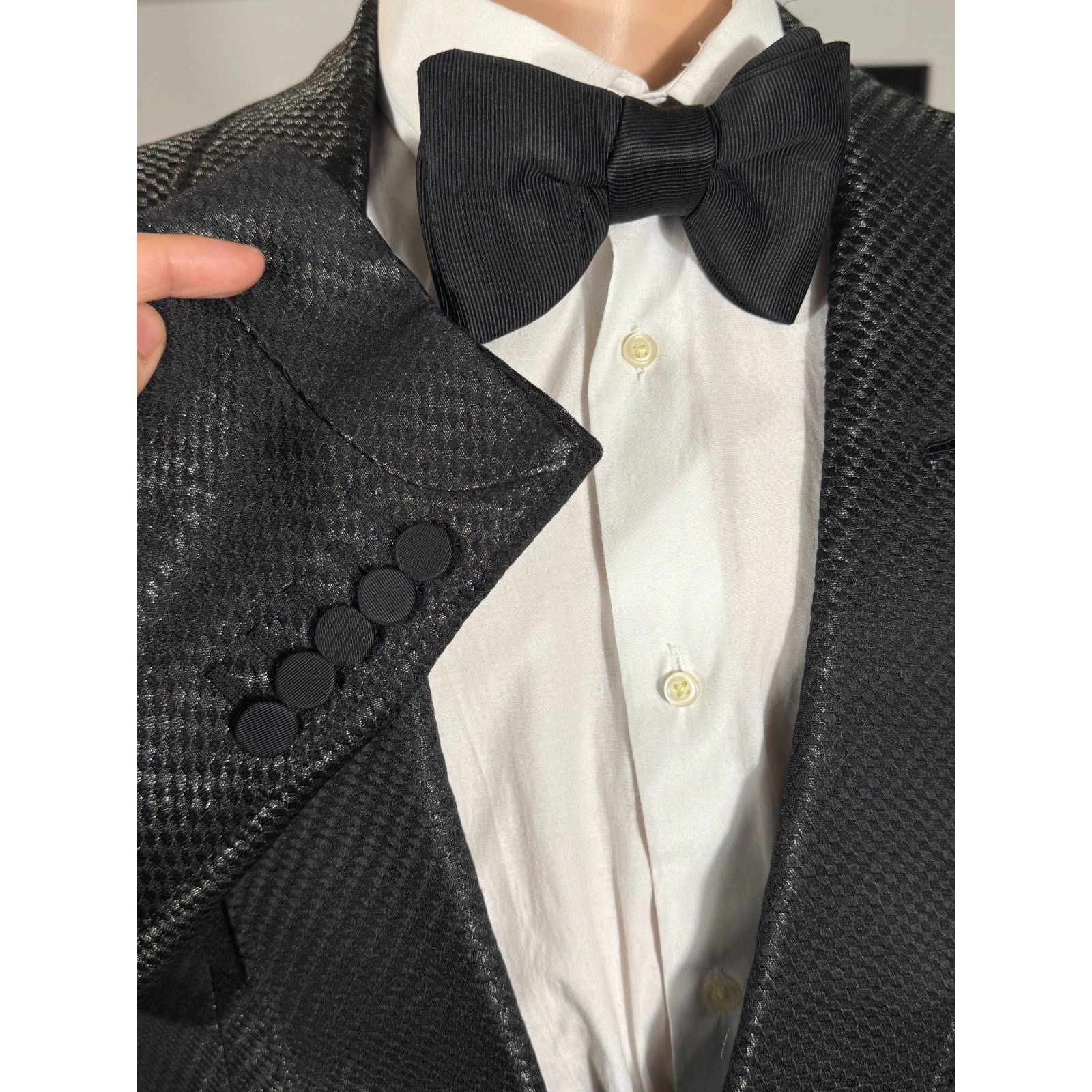 Tom Ford Tom Ford Reflective Dinner Jacket Set 52R 42R US 36x29 Size 42R - 6 Thumbnail