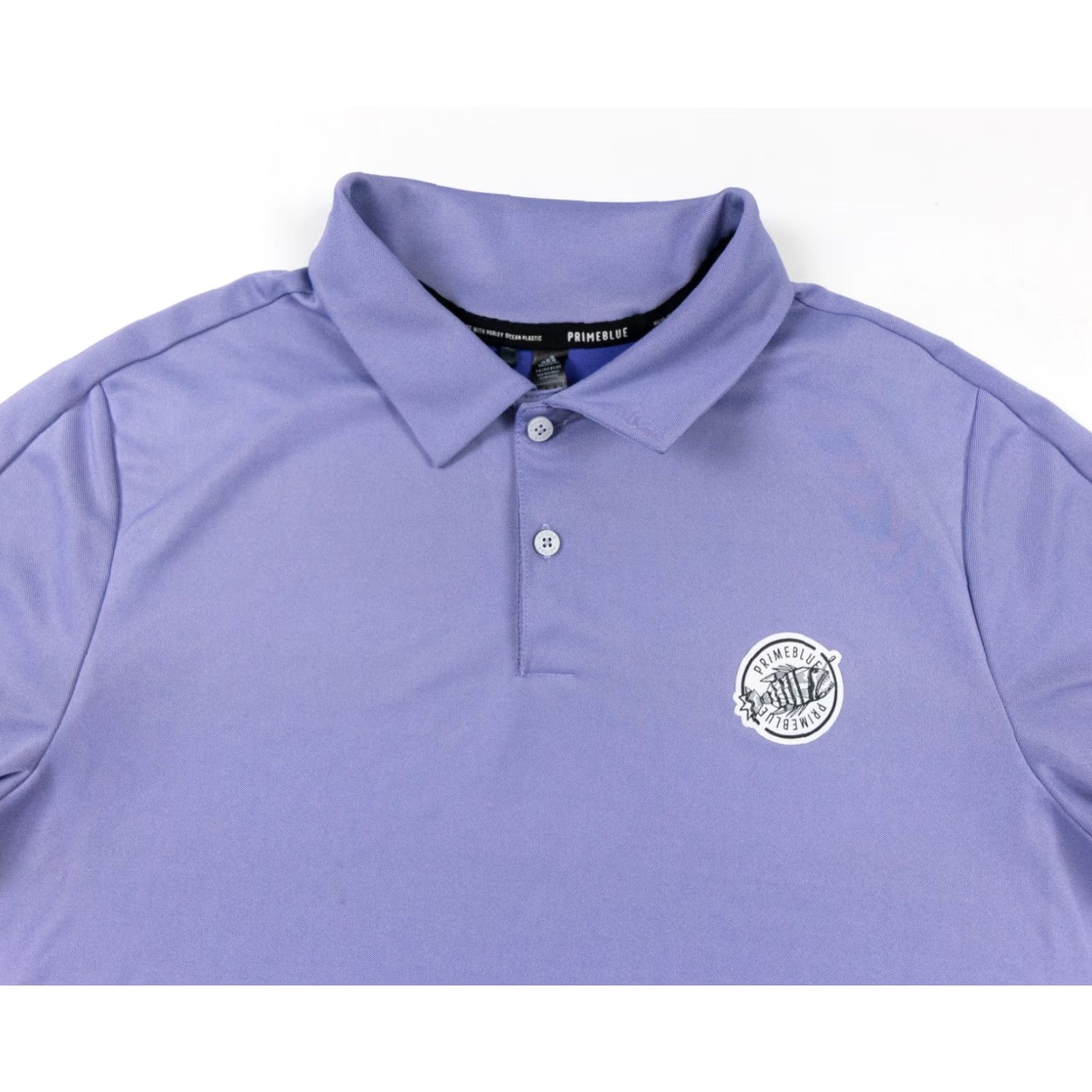 Adidas Adidas Polo Shirt Men's Medium Purple Short Sleeve Primeblue Adult Collared Size US M / EU 48-50 / 2 - 2 Thumbnail