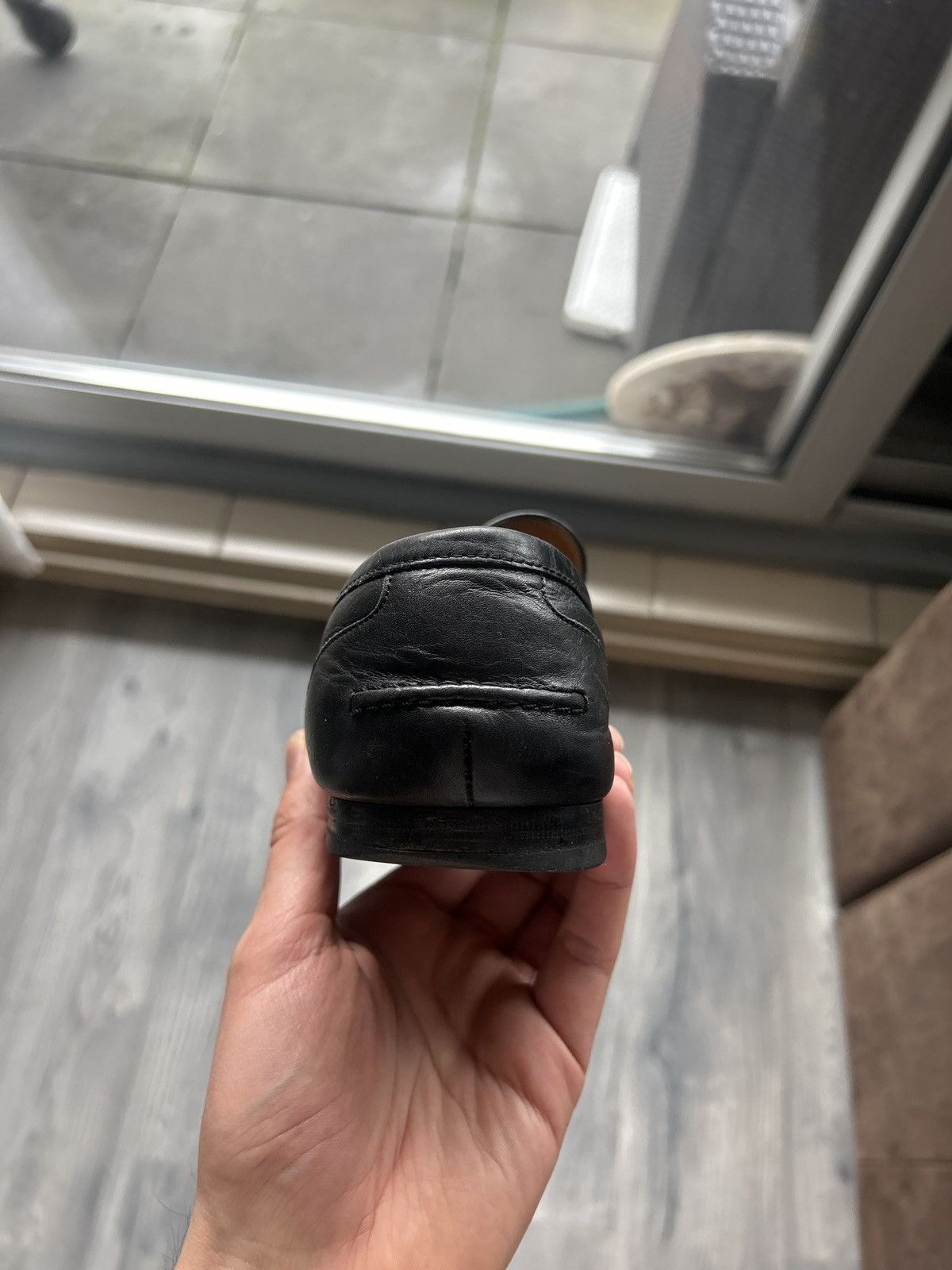Gucci Black Horsebit Loafers in Leather Size US 7 / EU 40 - 10 Thumbnail