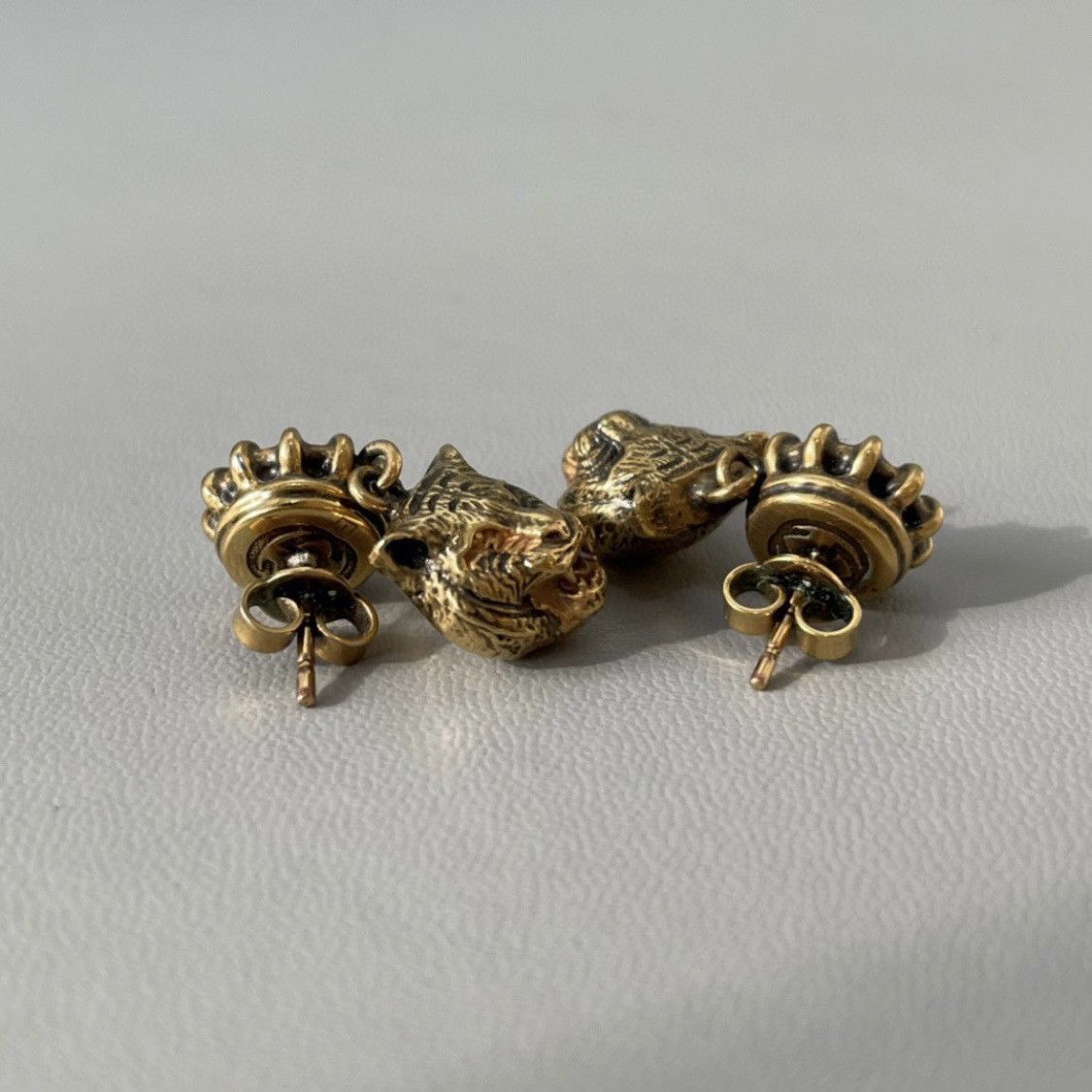 Gucci Tiger head crystal earrings Size ONE SIZE - 8 Thumbnail