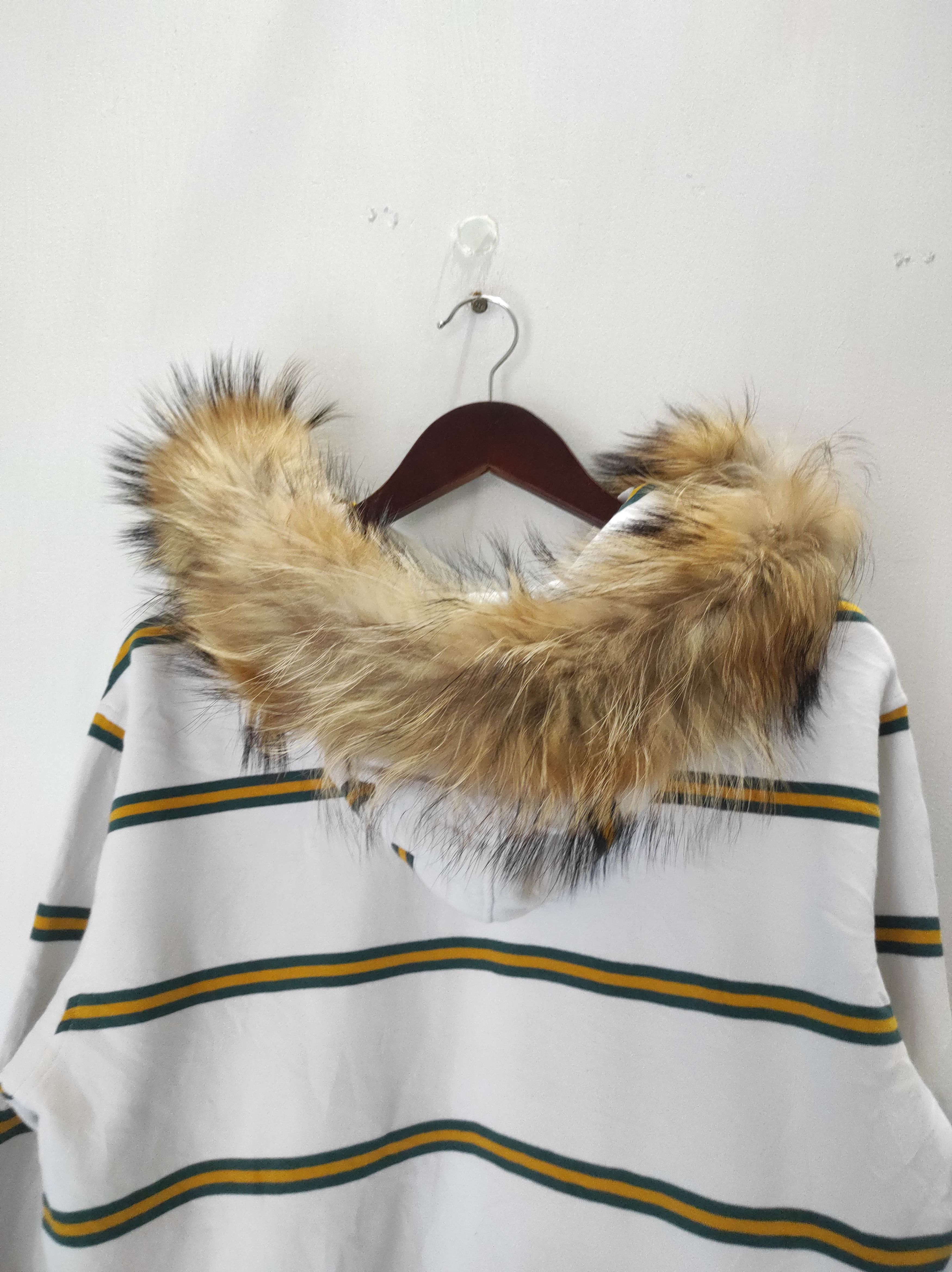 If Six Was Nine Guess Stripe Fur Hoodie IfSixWasNine LGB style Size US M / EU 48-50 / 2 - 12 Thumbnail