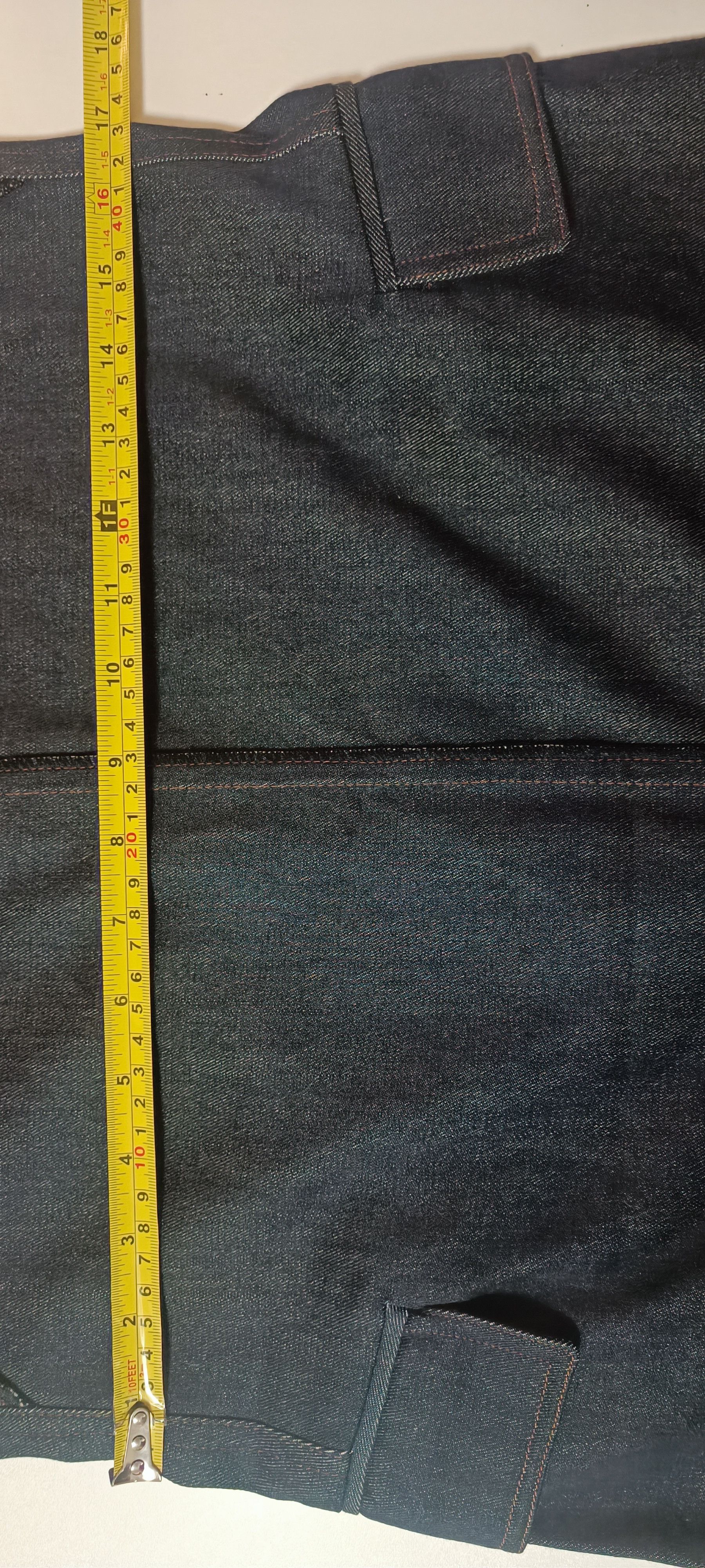 Jean Paul Gaultier Fall 1992- GaultierJeans - Fringed denim long dress Size L / US 10 / IT 46 - 10 Thumbnail