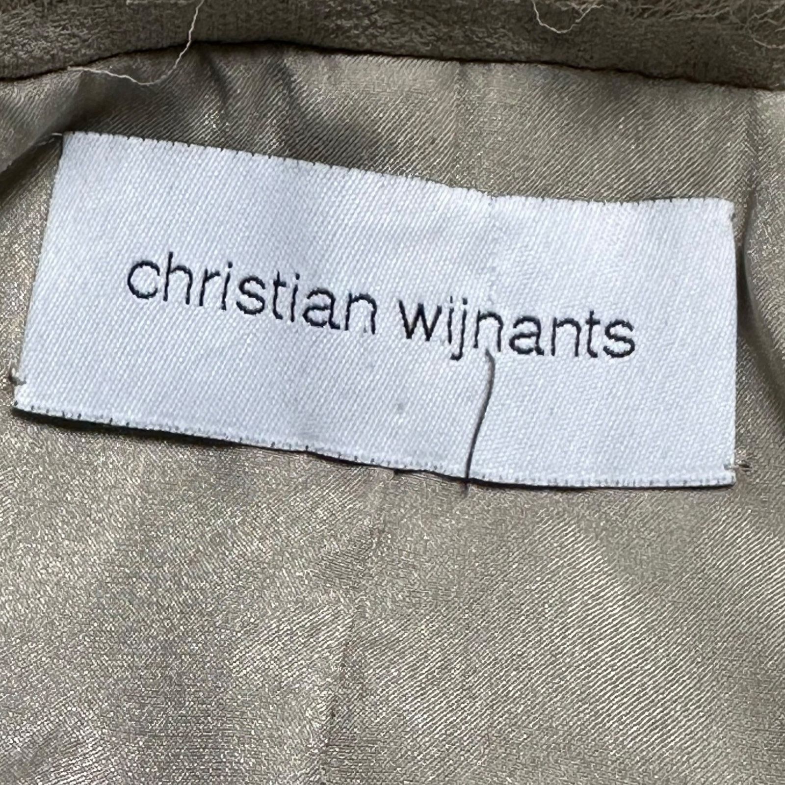 Christian Wijnants Christian Wijnants 100% Silk Textured Cropped Jacket Size M / US 6-8 / IT 42-44 - 4 Thumbnail