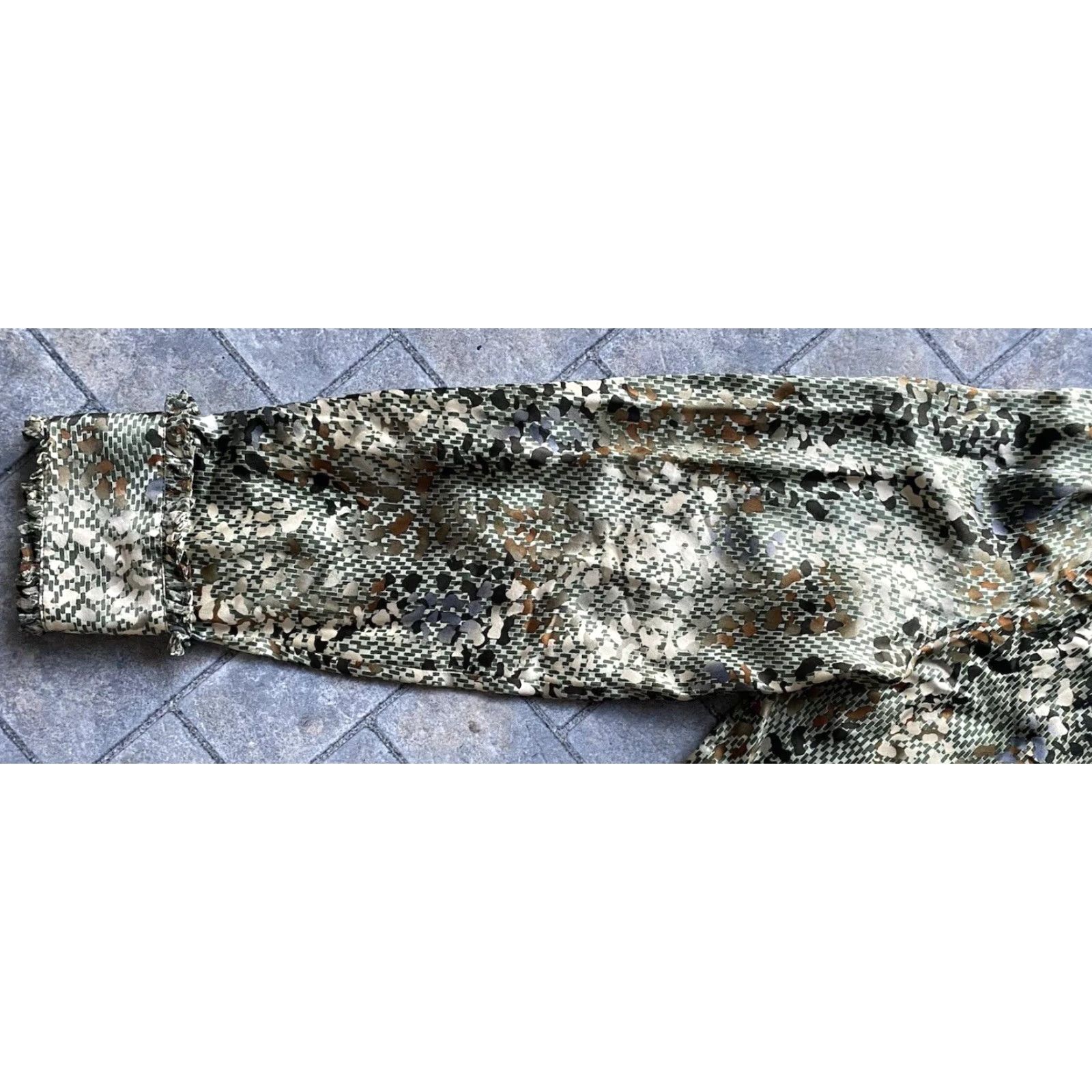 Robert Graham Robert Graham Long Sleeve Womens L Shirt 100% Silk Green Snake Skin Animal Print Size L / US 10 / IT 46 - 6 Thumbnail