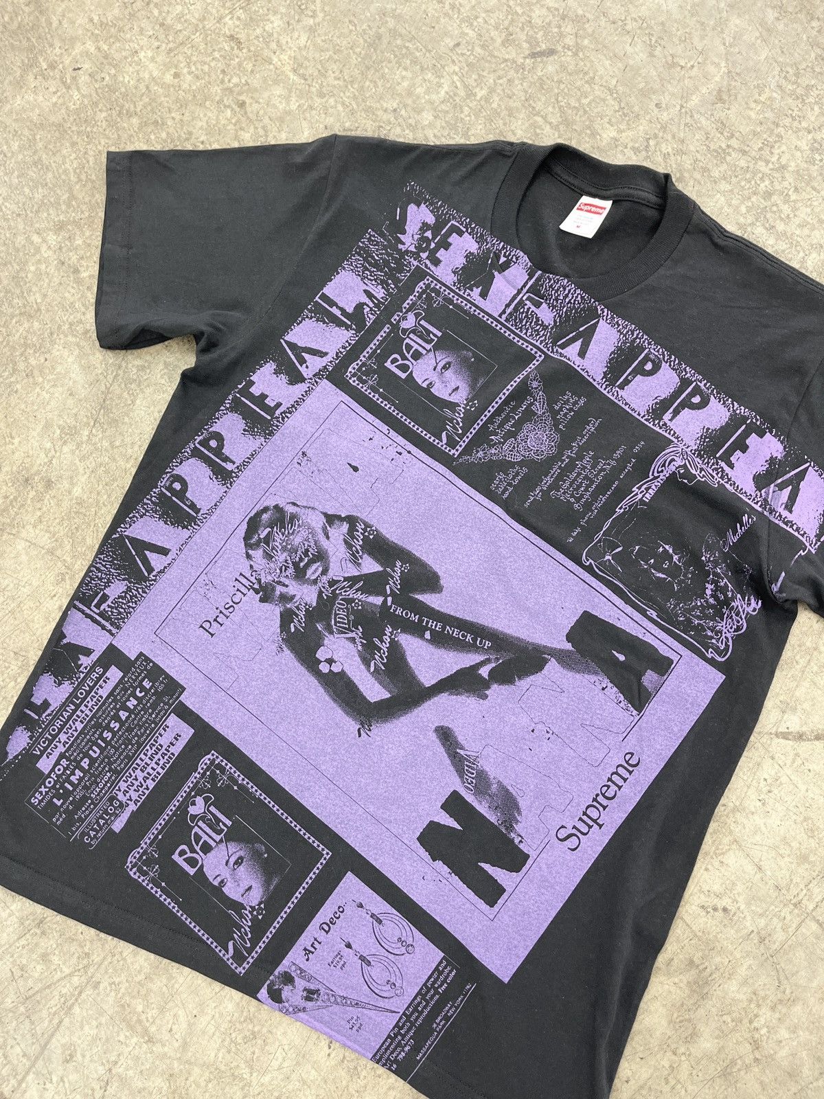 Supreme New Supreme college tee Black M Size US M / EU 48-50 / 2 - 3 Thumbnail