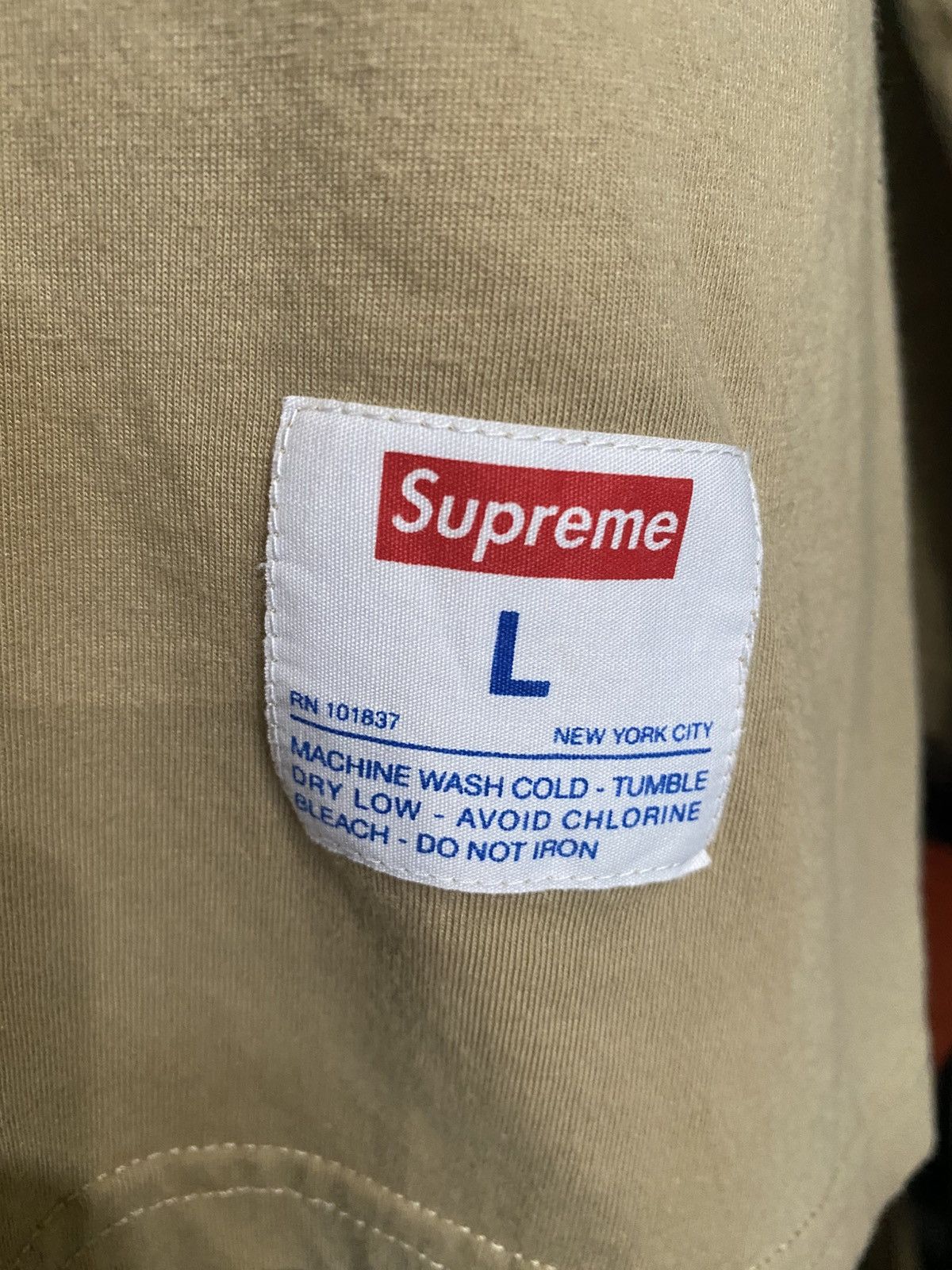Supreme Supreme “Football” L/S Shirt (Brown) - Large Size US L / EU 52-54 / 3 - 3 Thumbnail