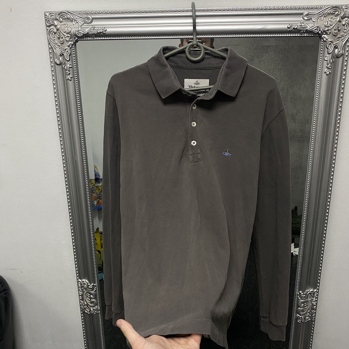 Vivienne Westwood Vivienne Westwood Longsleeve Polo Vintage Small Orb Size US L / EU 52-54 / 3 - 3 Thumbnail