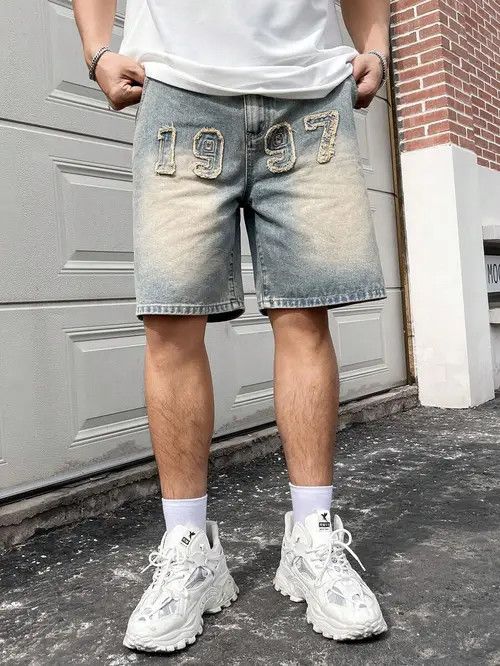 Jean Kayama x Mari Jorts Vintage Washed Distressed Denim Size US 32 / EU 48 - 7 Thumbnail