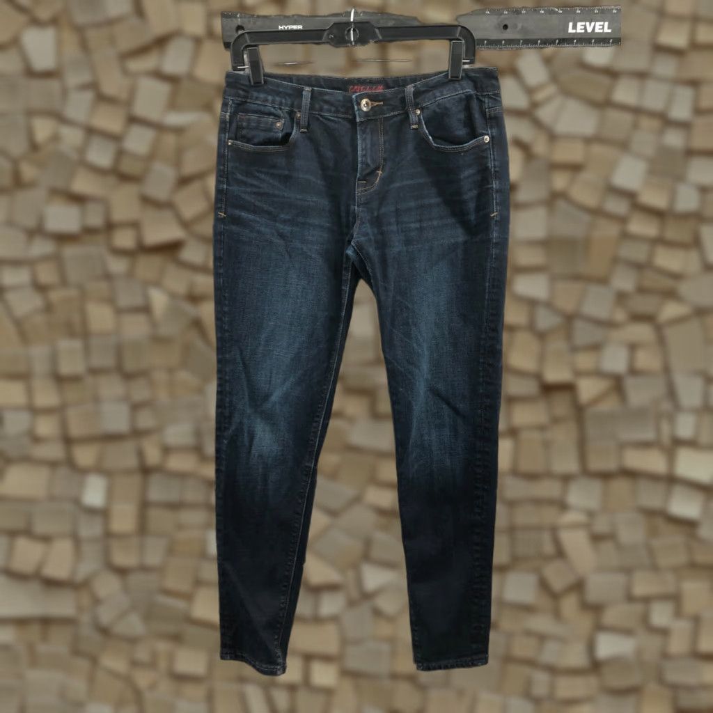 Cult Of Individuality Cult of Individuality ZEN Curvy Slim Skinny Jeans Dark Wash Blue Size 30 Jeans Women Slim Blue 30 Inseam 30 Size 30" / US 8 / IT 44 - 1 Thumbnail