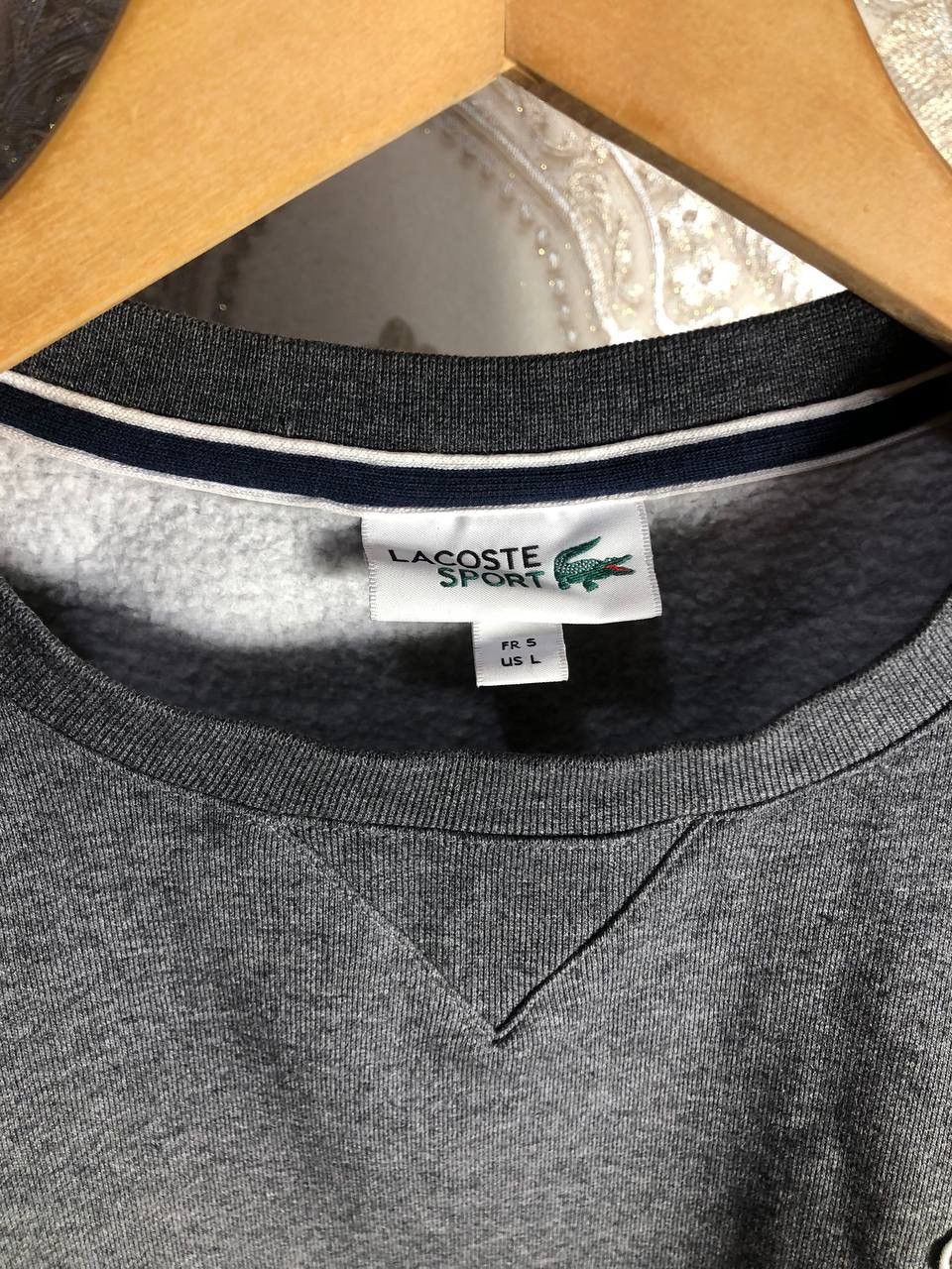 Lacoste × Vintage VERY RARE LACOSTE CHEMISE SWEATSHIRT DESIGNER LUXURY Y2K 90s Size US M / EU 48-50 / 2 - 3 Thumbnail