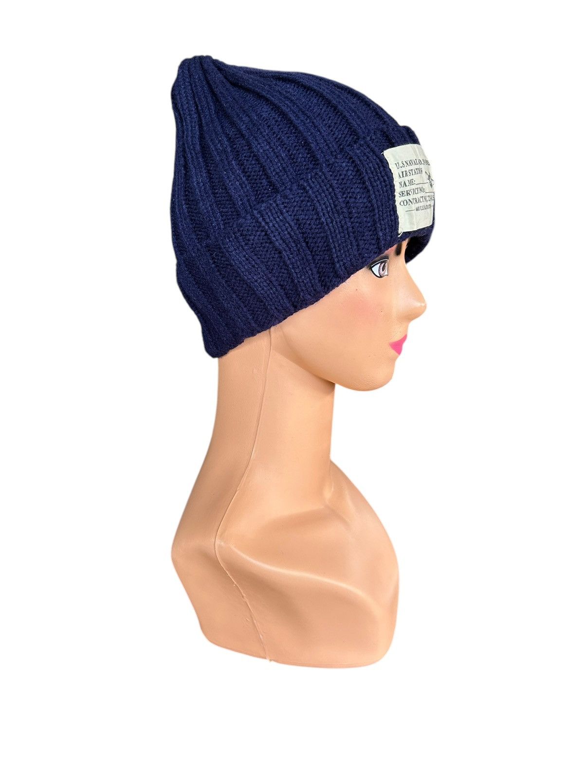 Japanese Brand × Kapital × Vintage U.S.N US NAVAL knitt Beanie Hats Size ONE SIZE - 2 Thumbnail