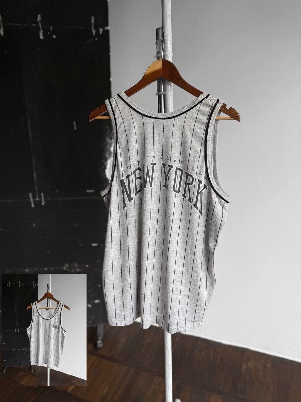 New York Yankees × Vintage New York Mens Vintage 90s Lightweight Cotton Tank Top Size US M / EU 48-50 / 2 - 1 Thumbnail