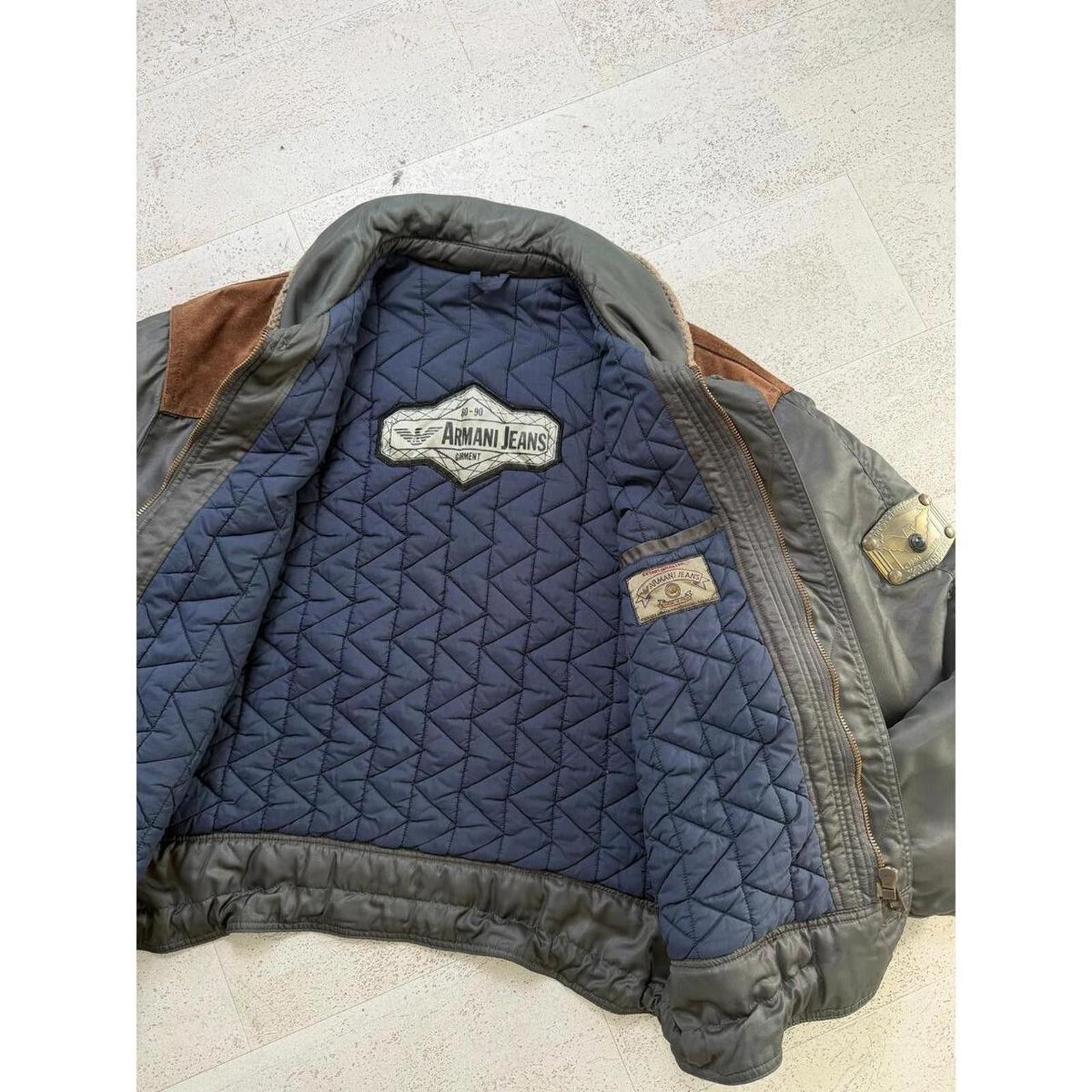 Emporio Armani 90’s Emporio Armani Bomber Jacket (L) Size US L / EU 52-54 / 3 - 6 Thumbnail