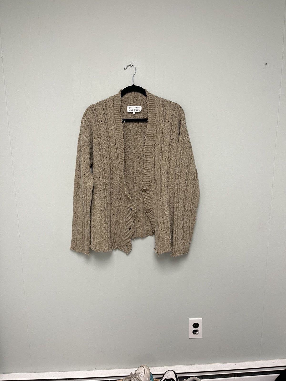 Maison Margiela Oversized Cutoff Destroyed Cardigan Size US XS / EU 42 / 0 - 8 Thumbnail