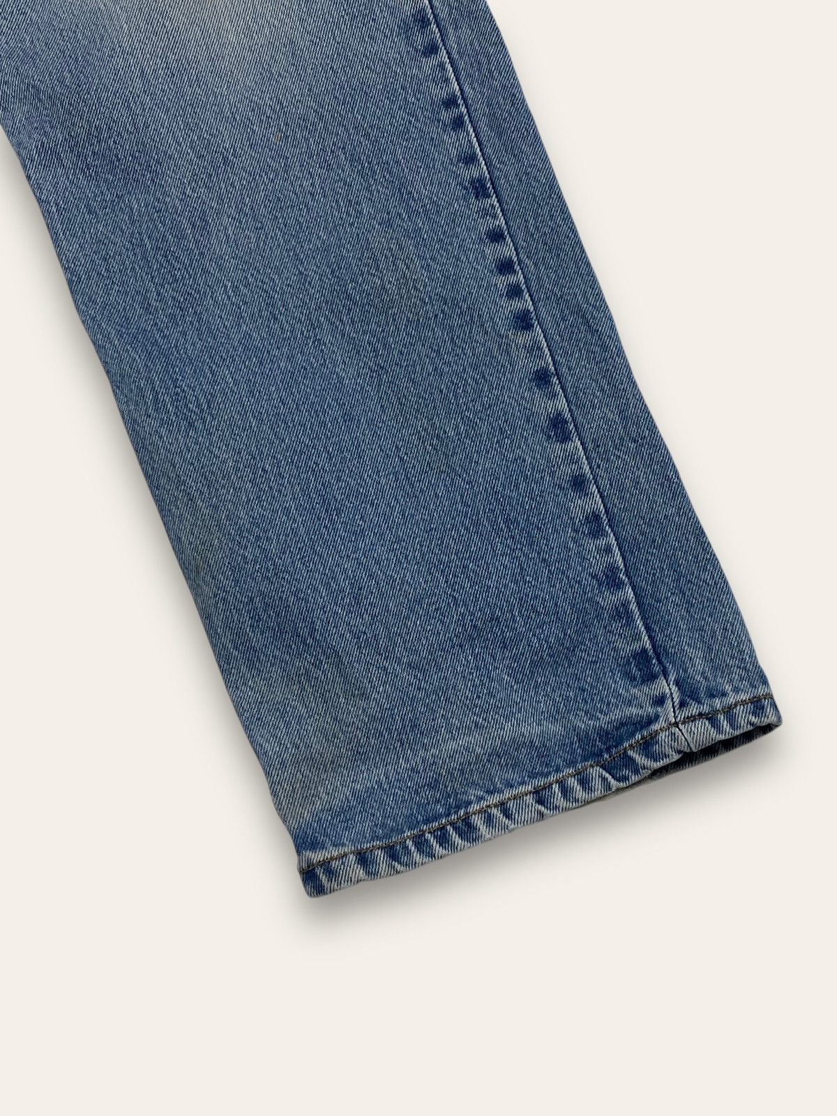 Jean Vintage LEE Light Washed Denim Jeans Wide Baggy Size US 36 / EU 52 - 2 Thumbnail