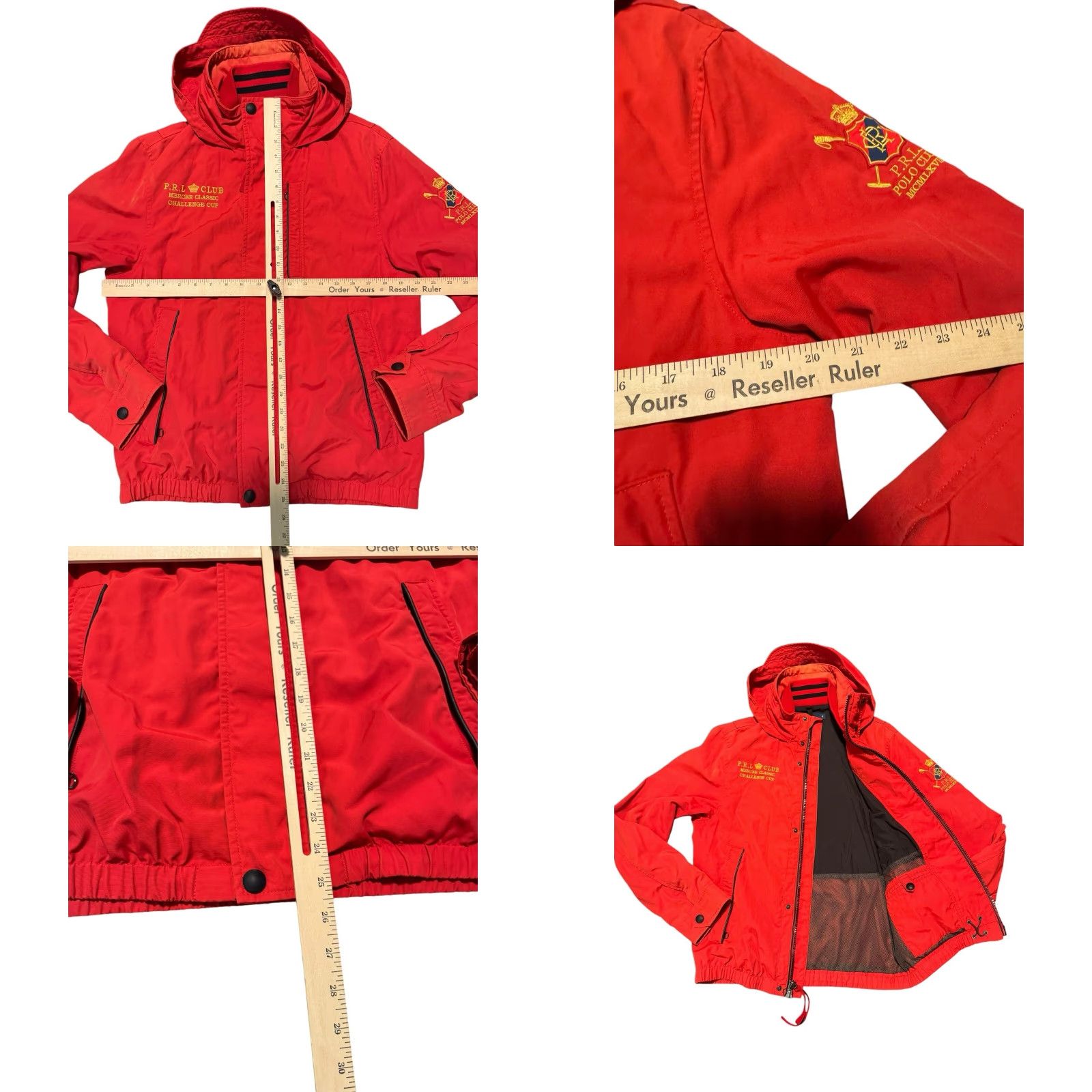 Polo Ralph Lauren VINTAGE Polo Ralph Lauren Club Mercer Challenge Cup mens Red Jacket Small Size US S / EU 44-46 / 1 - 8 Thumbnail