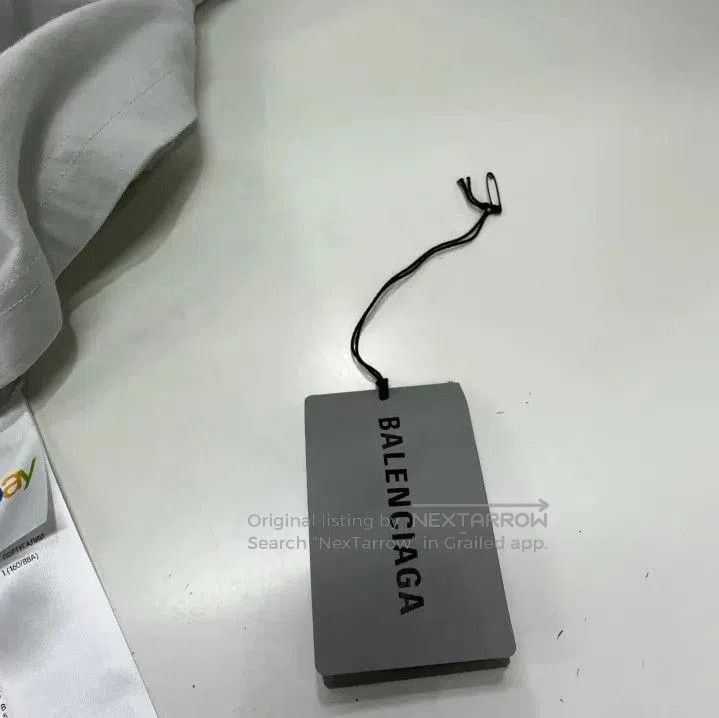 Balenciaga Balenciaga Embroidered Logo Short Sleeve T-Shirt. Size US M / EU 48-50 / 2 - 6 Thumbnail